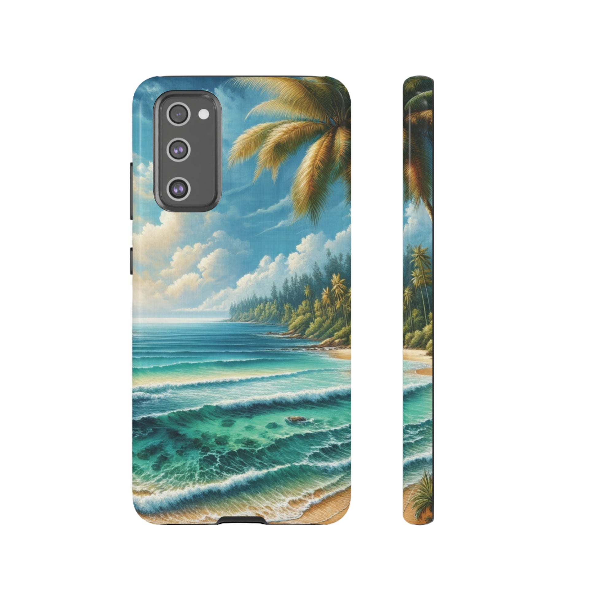 Coastal Serenity Ocean Beach View Protective Phone Case Gift for Her Phone 15, Samsung iPhone Samsung Gift for Her Case iPhone 15, Samsung iPhone Samsung Accessory Gift for Her.