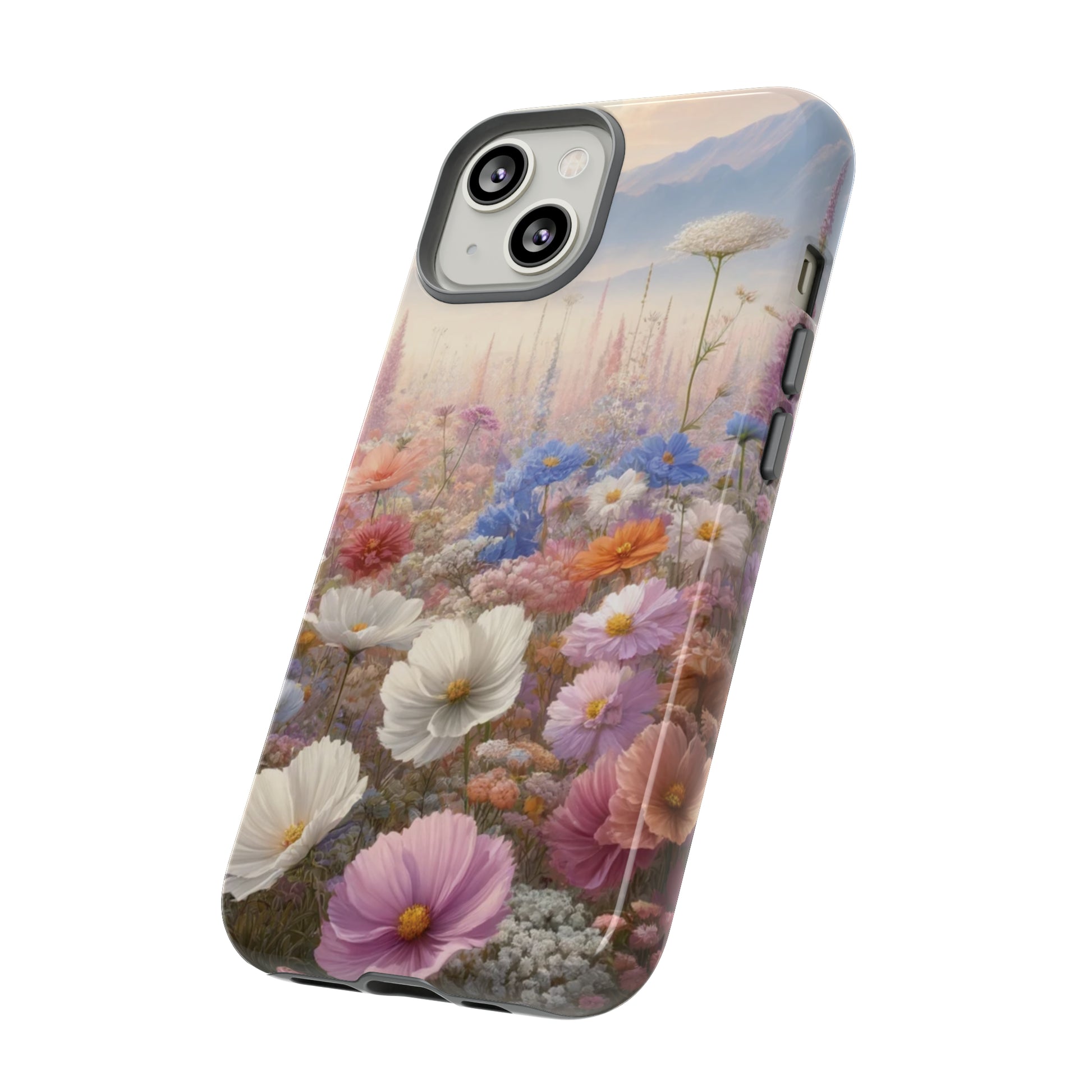 Phone Case Floral Boho Luxury Tough Case Floral Elegant Durable Stylish for Modern Devices iPhone 15, Samsung iPhone Samsung Accessory Gift for Her.