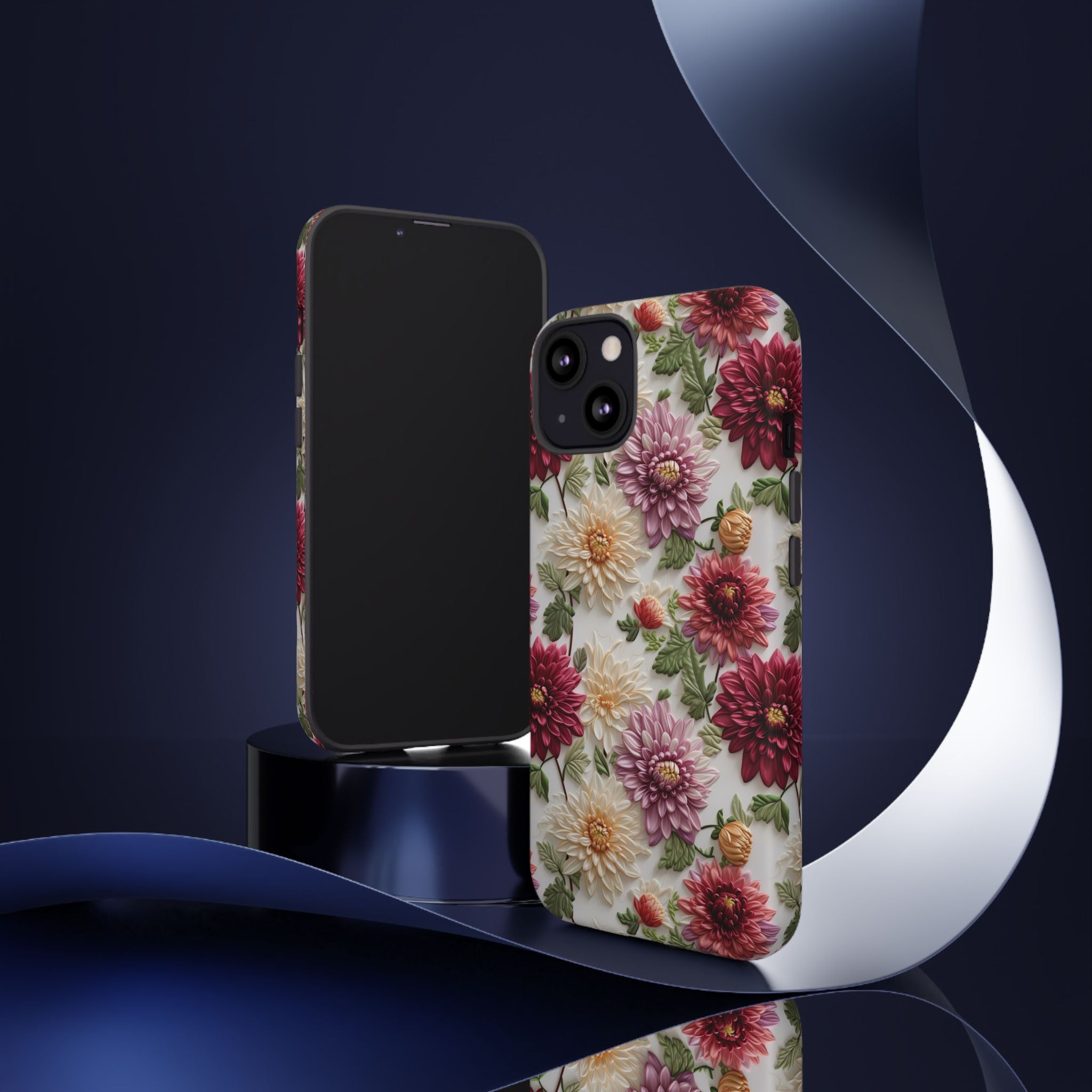 Floral Fall Phone Case for iPhone 16 pro15 14 13 12  21 23 Samsung, and Pixel | Stylish Protective Cover Gift for Her Perfect for Floral Lover - MRSBYVALLE