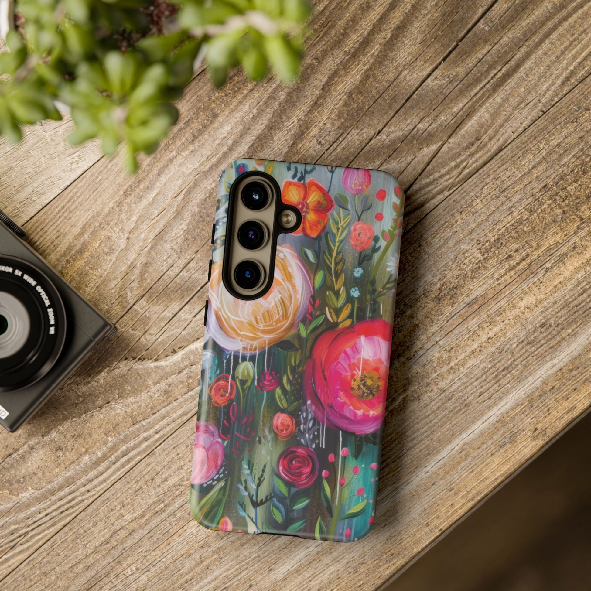 Watercolor Boho Floral Phone Case for iPhone 17 case Samsung, and Pixel | Stylish Protective Cover Gift for Her Perfect for Floral Lover