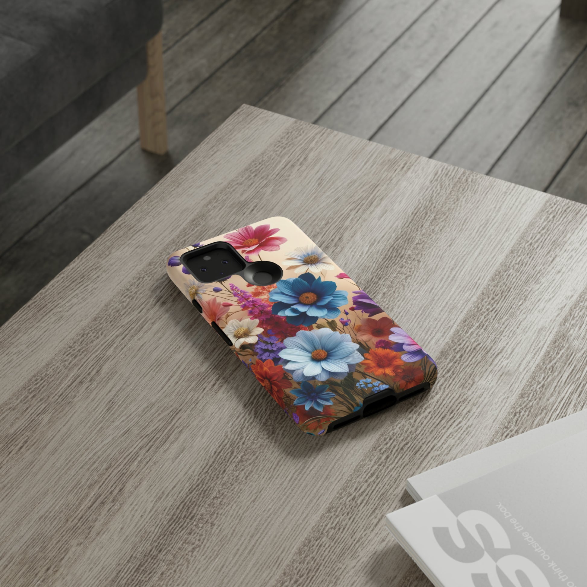 Best Phone Case Floral 3D Illusion Luxury Tough Case Floral Elegant Durable Stylish for Modern Devices iPhone 15, Samsung iPhone Samsung Accessory Gift for Her.