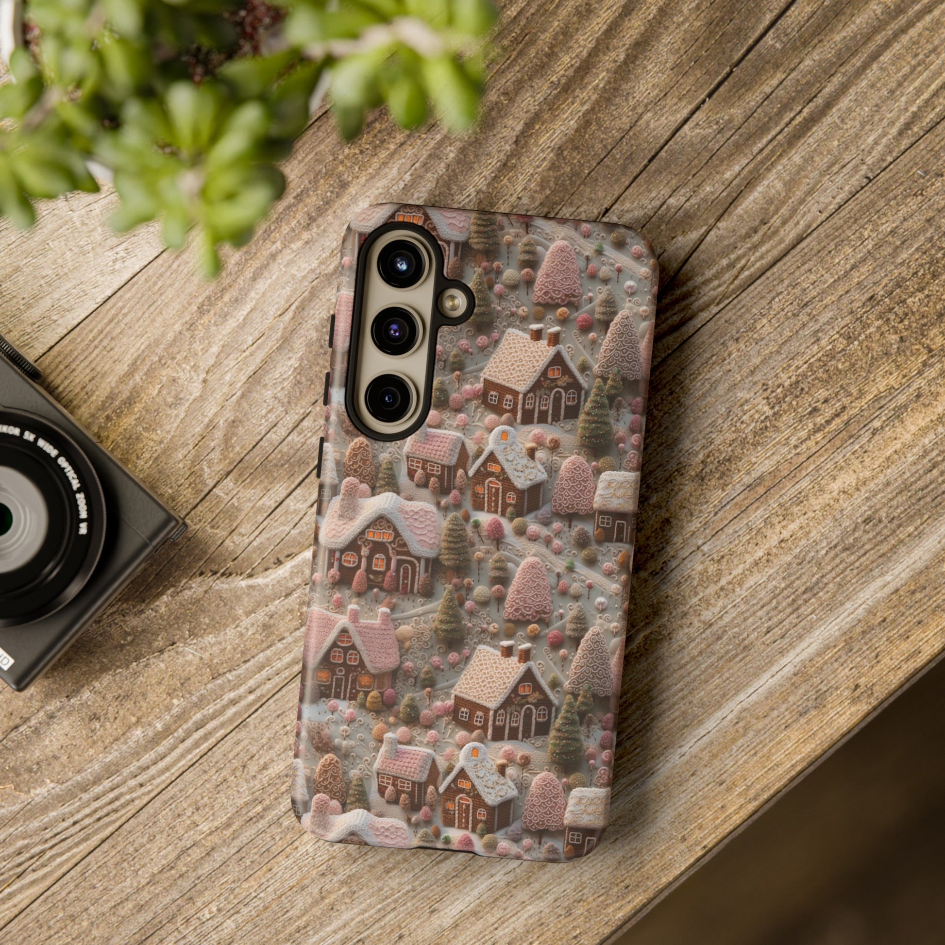 Gingerbread House 3D Phone Case Durable for iPhone Samsung Gift iPhone 15, 14, 13 Samsung Pixel Gift for Mom Accessory Gift for Her
