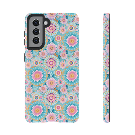 Boho Modern Watercolor Abstract Phone Case Compatible with iPhone, Samsung & More - Stylish, Durable Protection with Vibrant Artistic Design Perfect Gift for Her