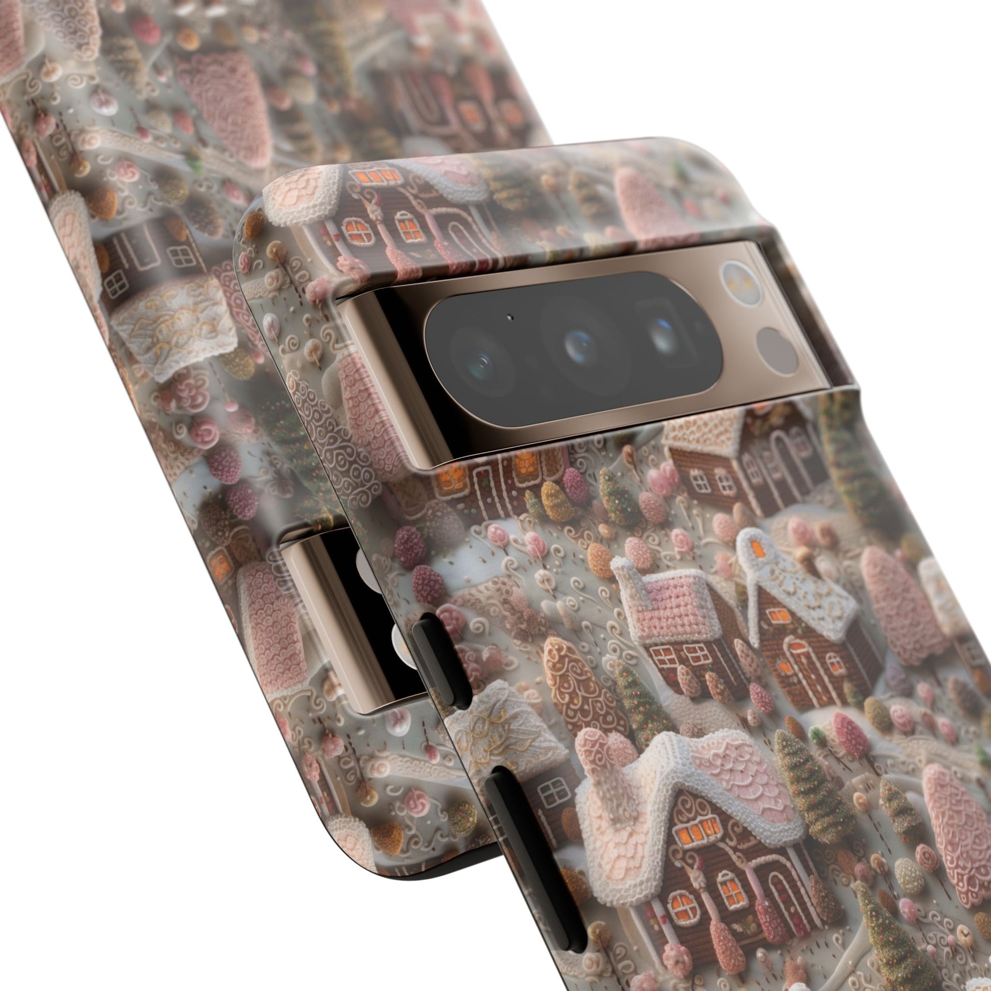 Gingerbread House 3D Phone Case Durable for iPhone Samsung Gift iPhone 15, 14, 13 Samsung Pixel Gift for Mom Accessory Gift for Her