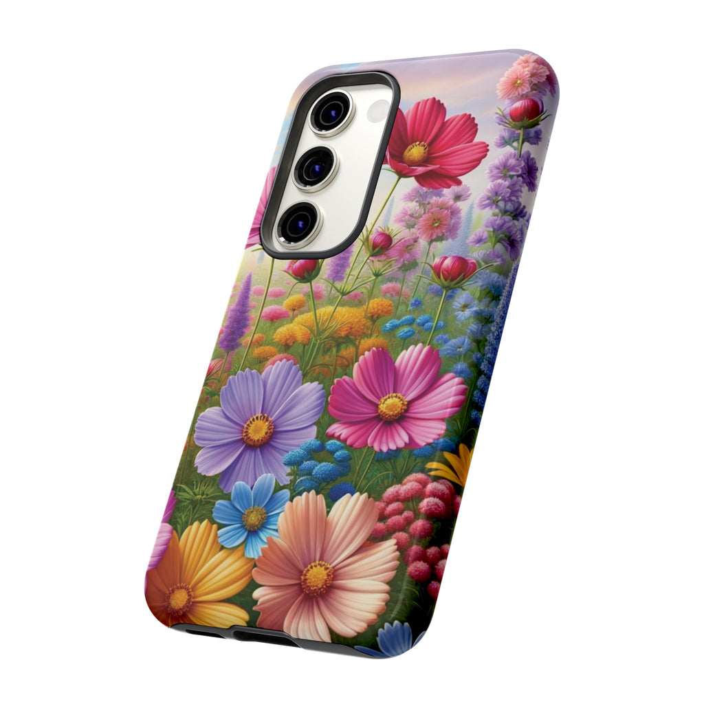 Bright Floral Phone Case Durable for iPhone Samsung Gift iPhone 15, 14, 13 Samsung Pixel Gift for Mom Accessory Gift for Her