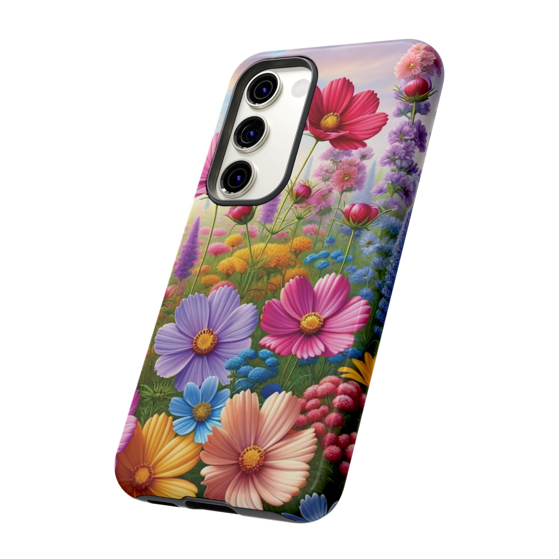 Bright Floral Phone Case Durable for iPhone Samsung Gift iPhone 15, 14, 13 Samsung Pixel Gift for Mom Accessory Gift for Her
