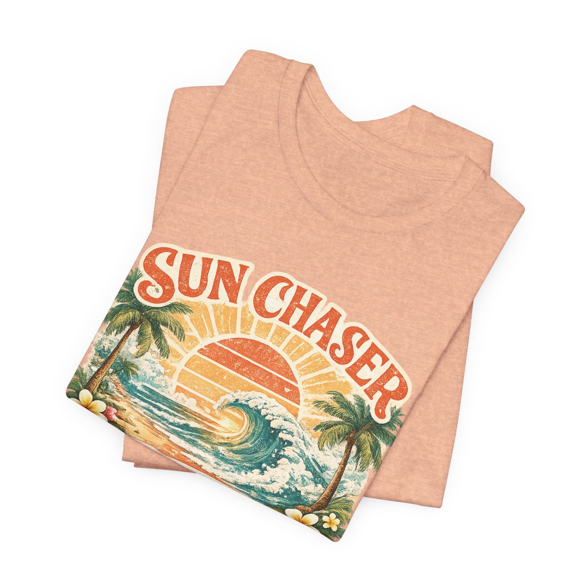 Sun Chaser T-Shirt — Retro Sunrise Graphic Tee Gift Fun