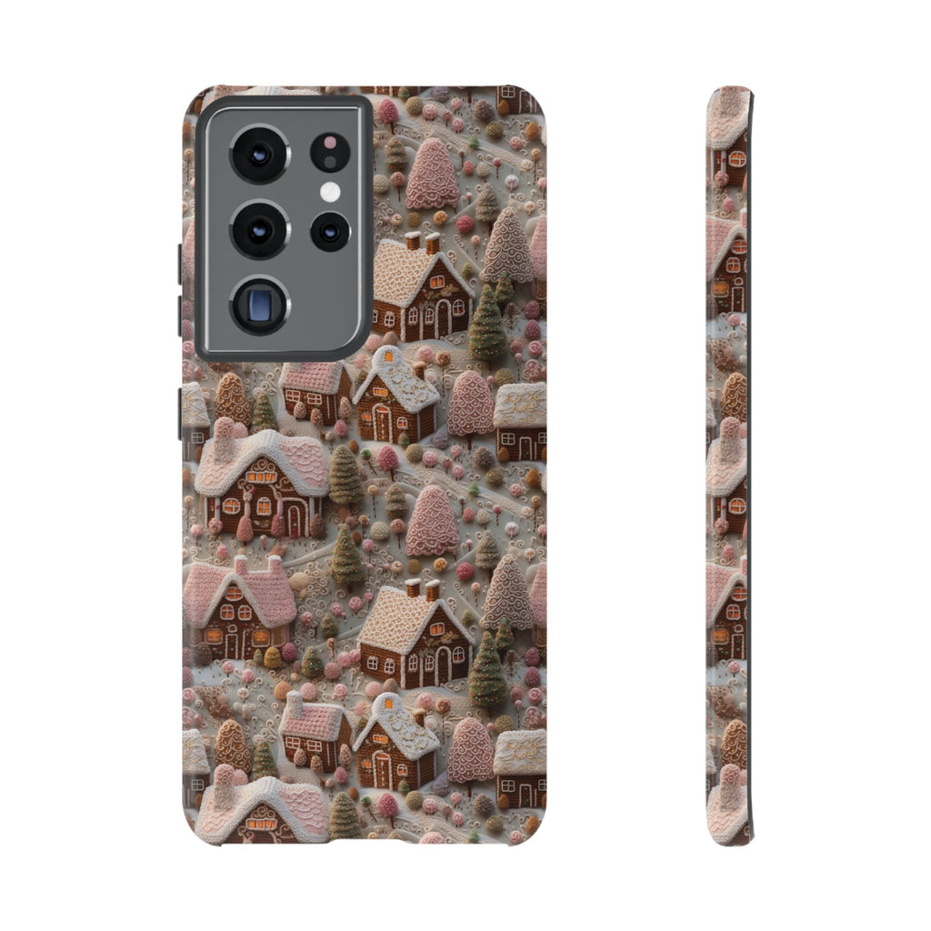 Gingerbread House 3D Phone Case Durable for iPhone Samsung Gift iPhone 15, 14, 13 Samsung Pixel Gift for Mom Accessory Gift for Her