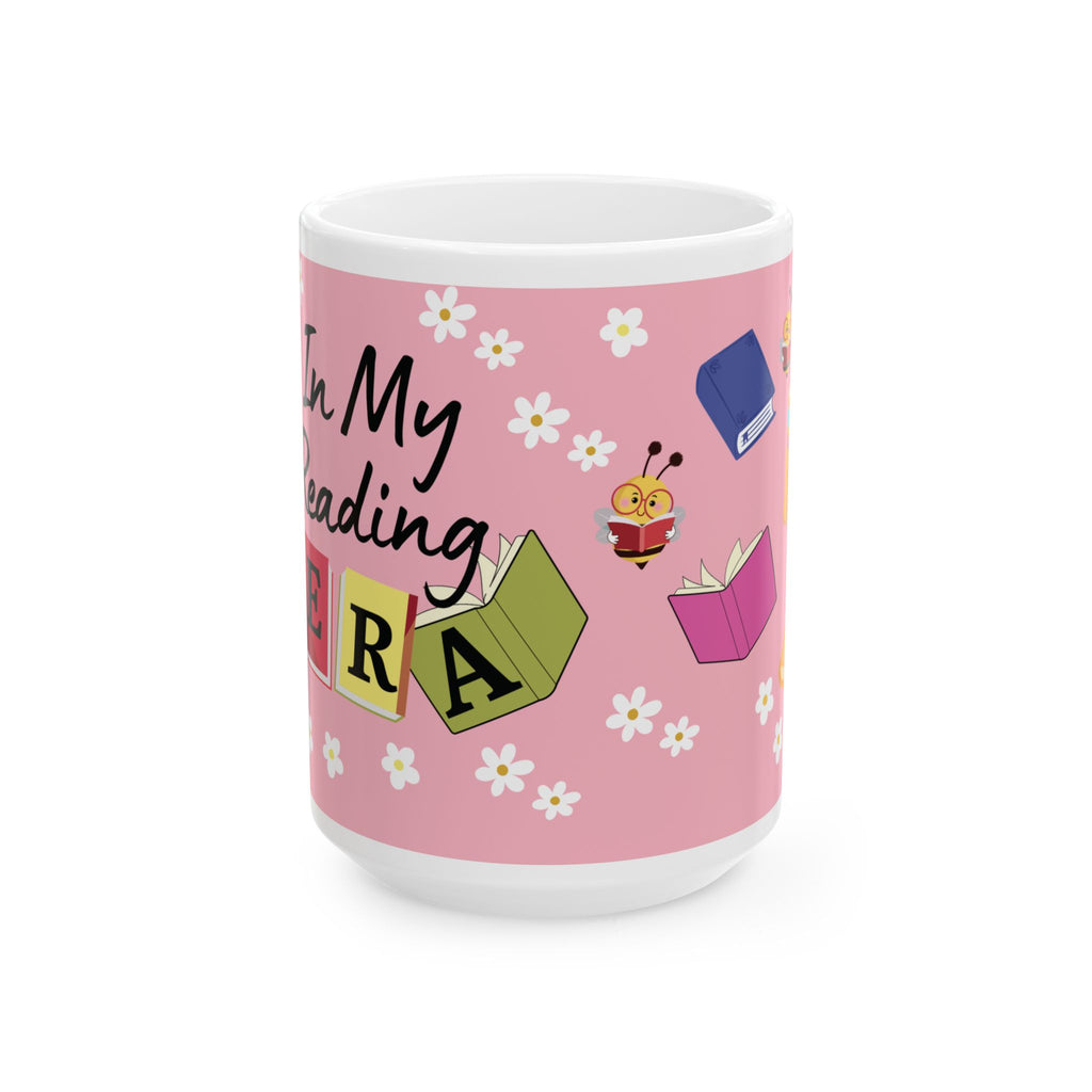 In My Reading Era Coffee Mug – 11oz & 15oz | Book Lover Gift, Cute Literary Mug, Cozy Reading Mug, Bookish Gift, Aesthetic Coffee Cup for Readers