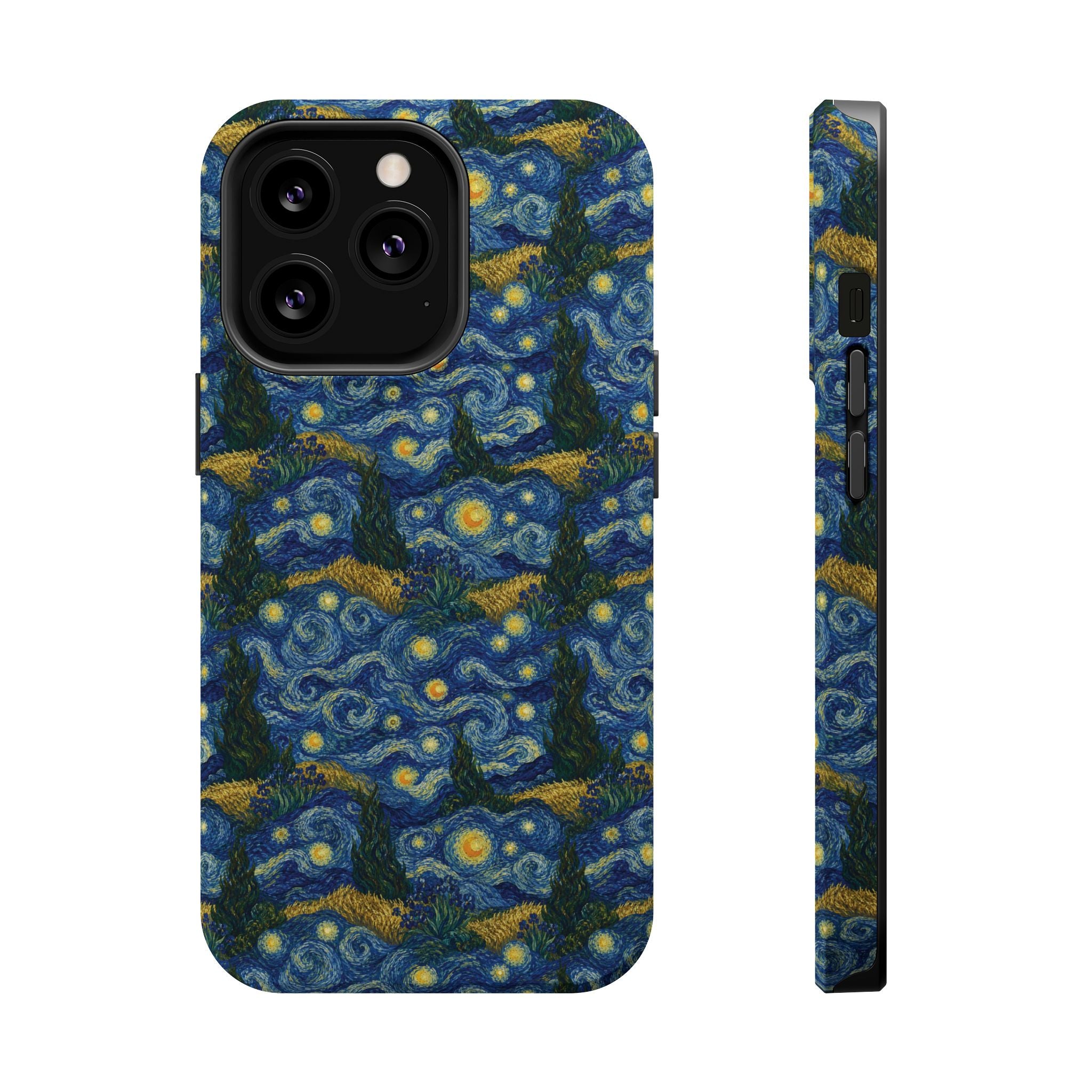 Coque de téléphone magnétique Van Gogh Illusion — Design élégant, résistant aux chocs, pour les amateurs d'art