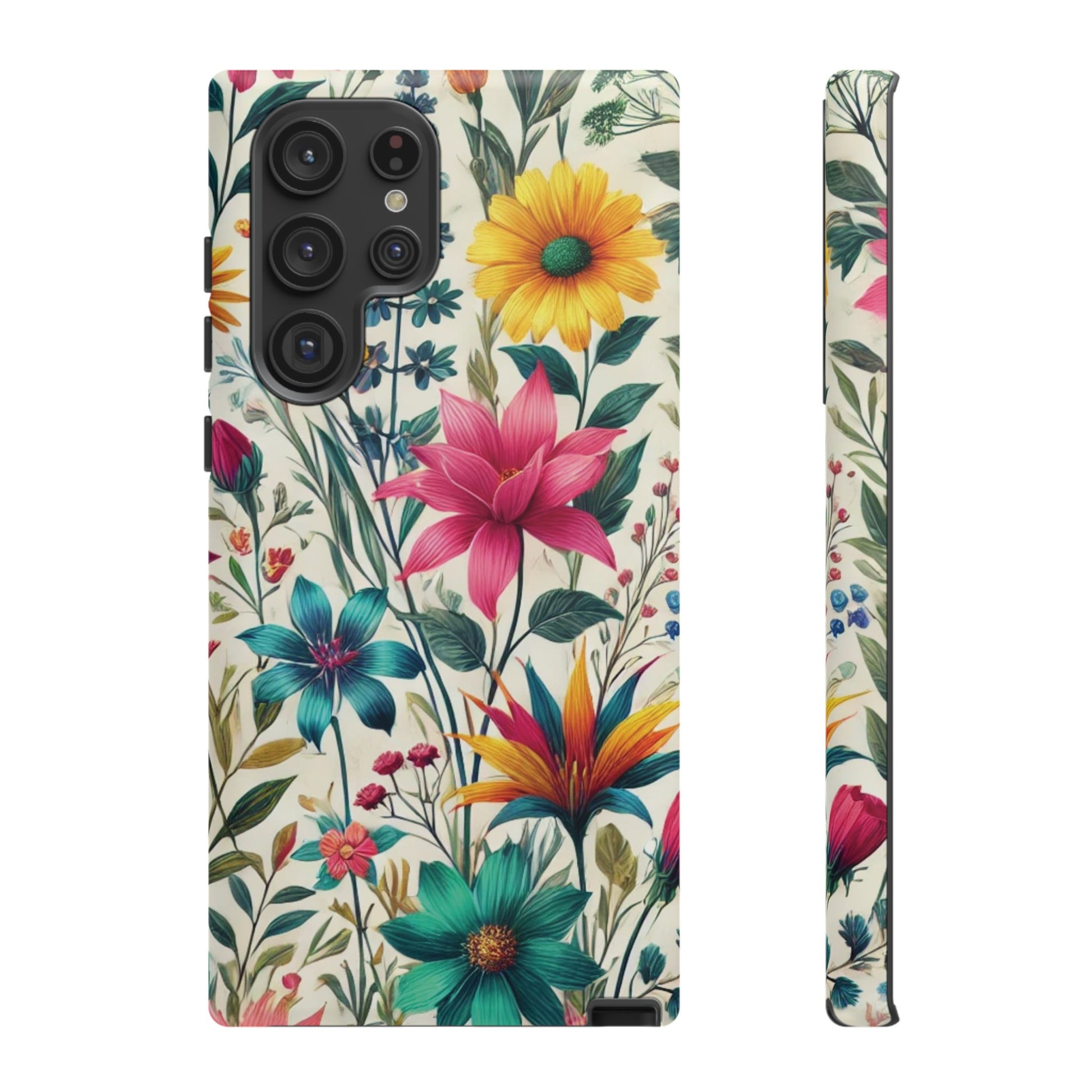 Wildflowers Boho Chic Design Phone Case - Stylish, Protective Cover for All Models Gift for Mom Accessory Gift for Her