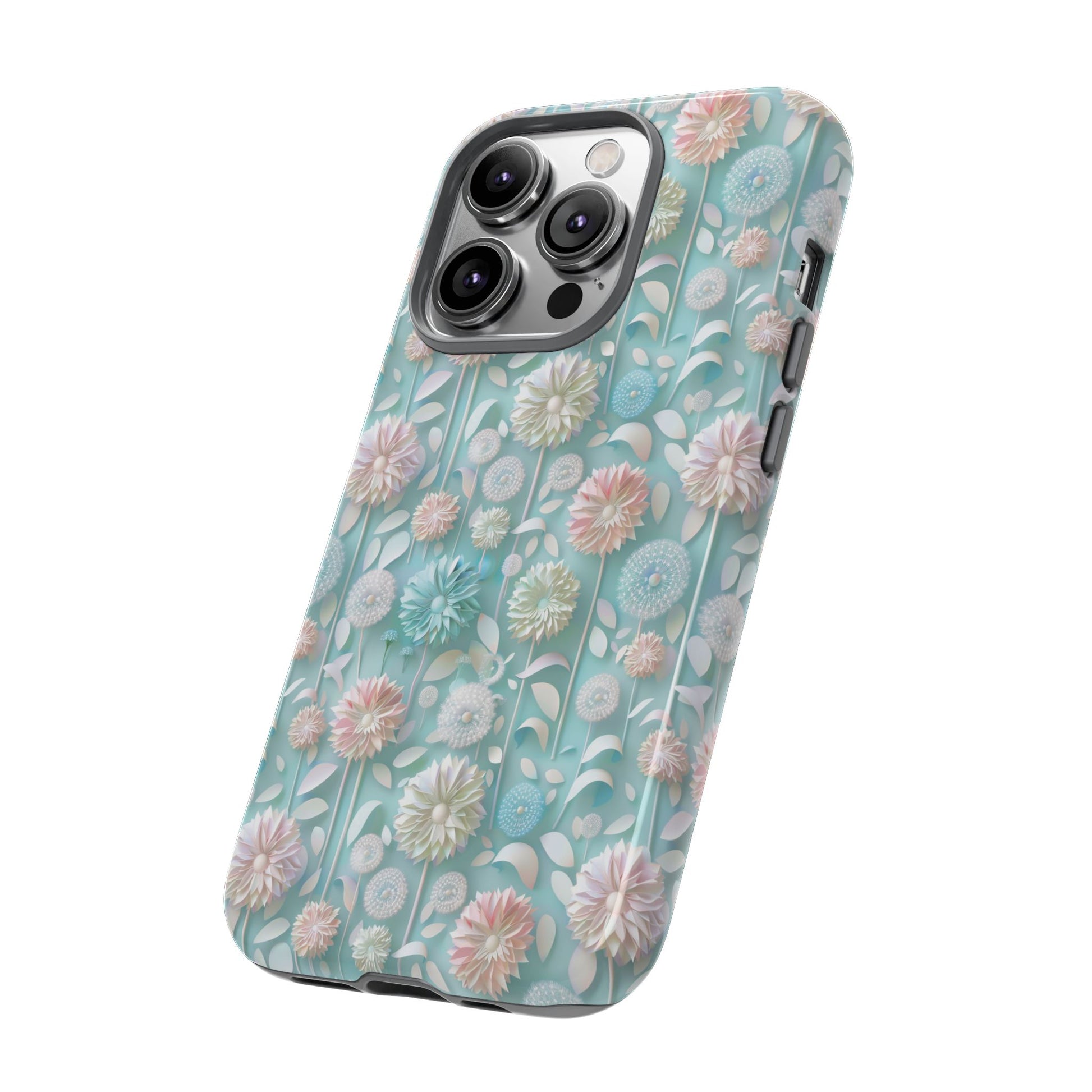 Pastel Floral Phone Case for iPhone & Samsung | Elegant and Slim Design with Shockproof Protection | Durable, Scratch-Resistant, and Lightweight | Stylish Accessory