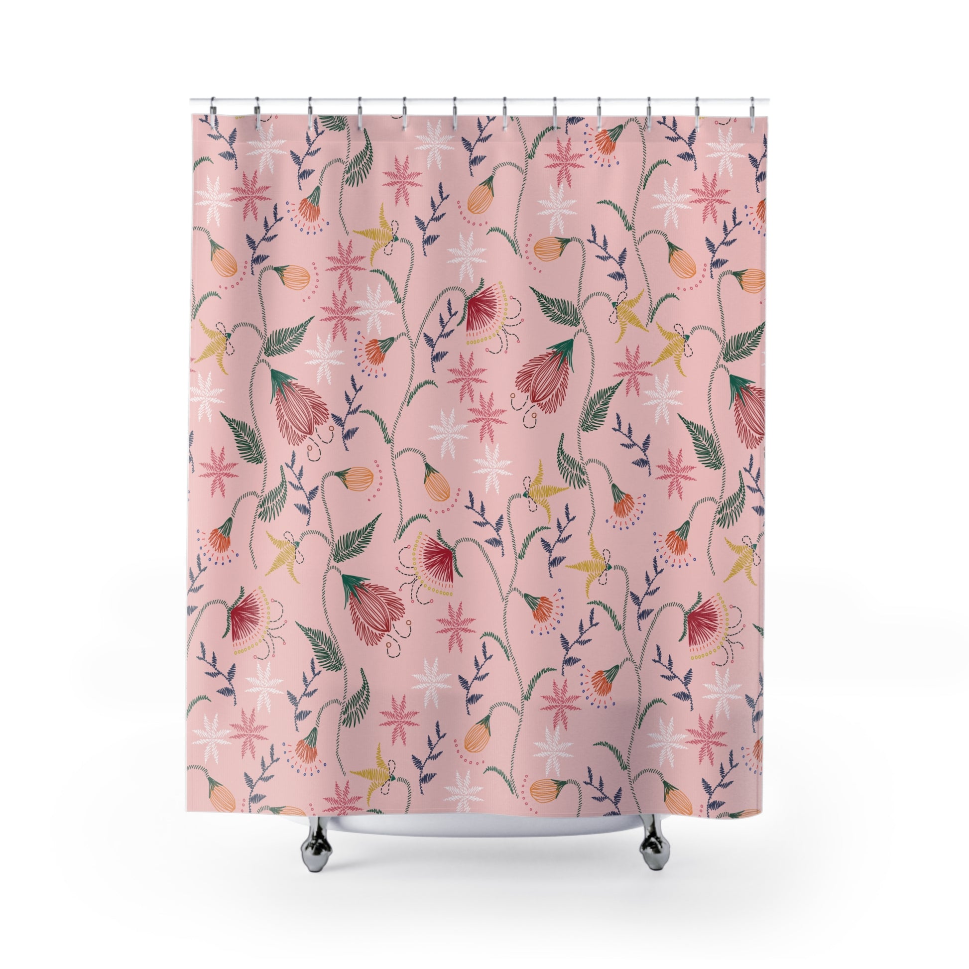 Bohemian Wildflower Bliss Shower Curtain - Transform Your Bathroom into a Garden Sanctuary Housewarming Gift New Bathroom Decor Wedding Gift for Mom Bridal Shower Gift Newlywed - MRSBYVALLE