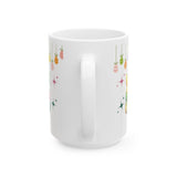 Cute Bunny Bows Mug Adorable Easter Rabbit Design, Available in 11oz & 15oz, Spring Coffee Cup, Bunny Lover Gift, Fun and Cheerful Hot Beverage Mug