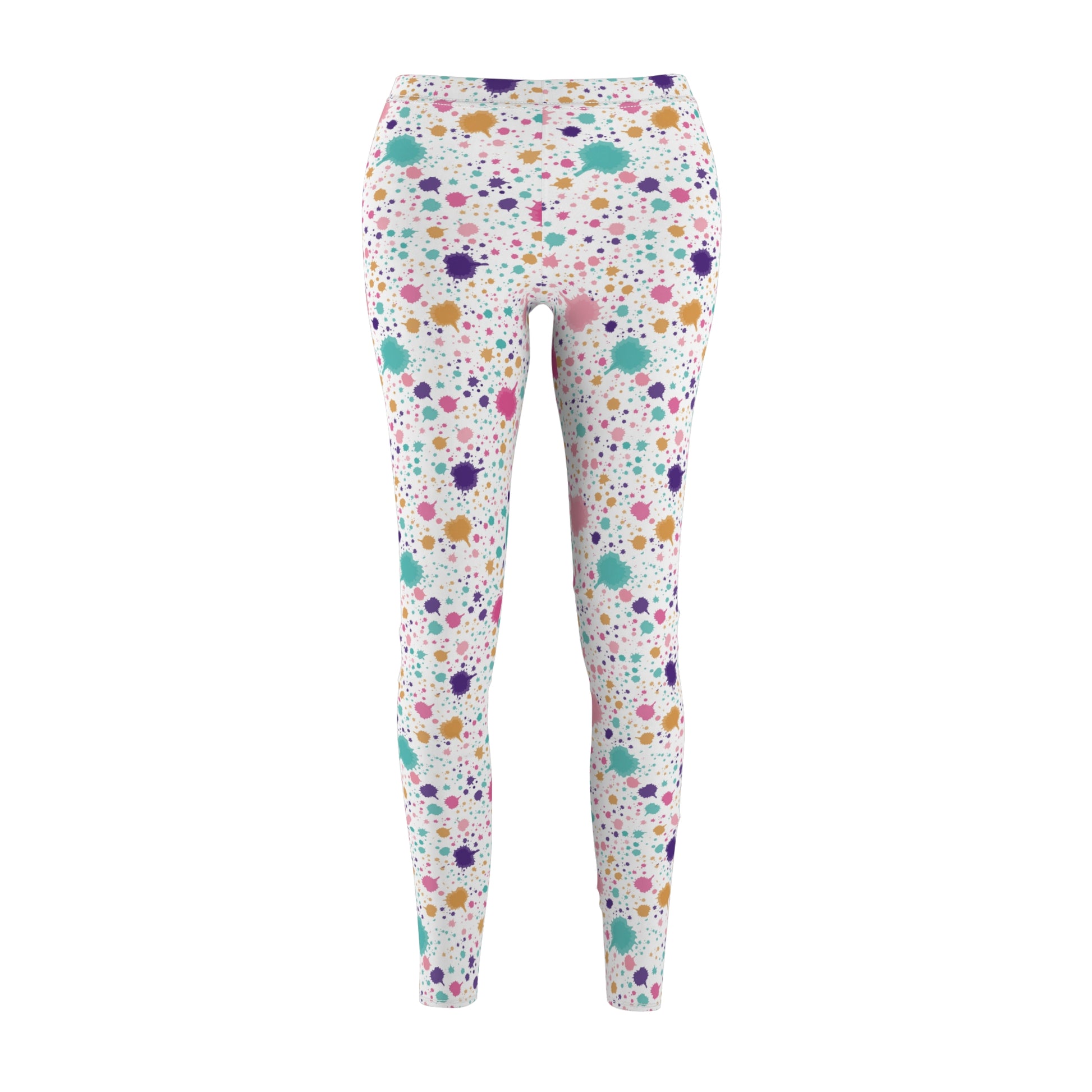 Pastel Abstract Women's Casual Leggings Stylish, Comfortable High-Waisted Yoga Pants for Everyday Wear, Workout, and Lounge – Perfect Gift Idea for Her – Available in Plus Sizes - MRSBYVALLE