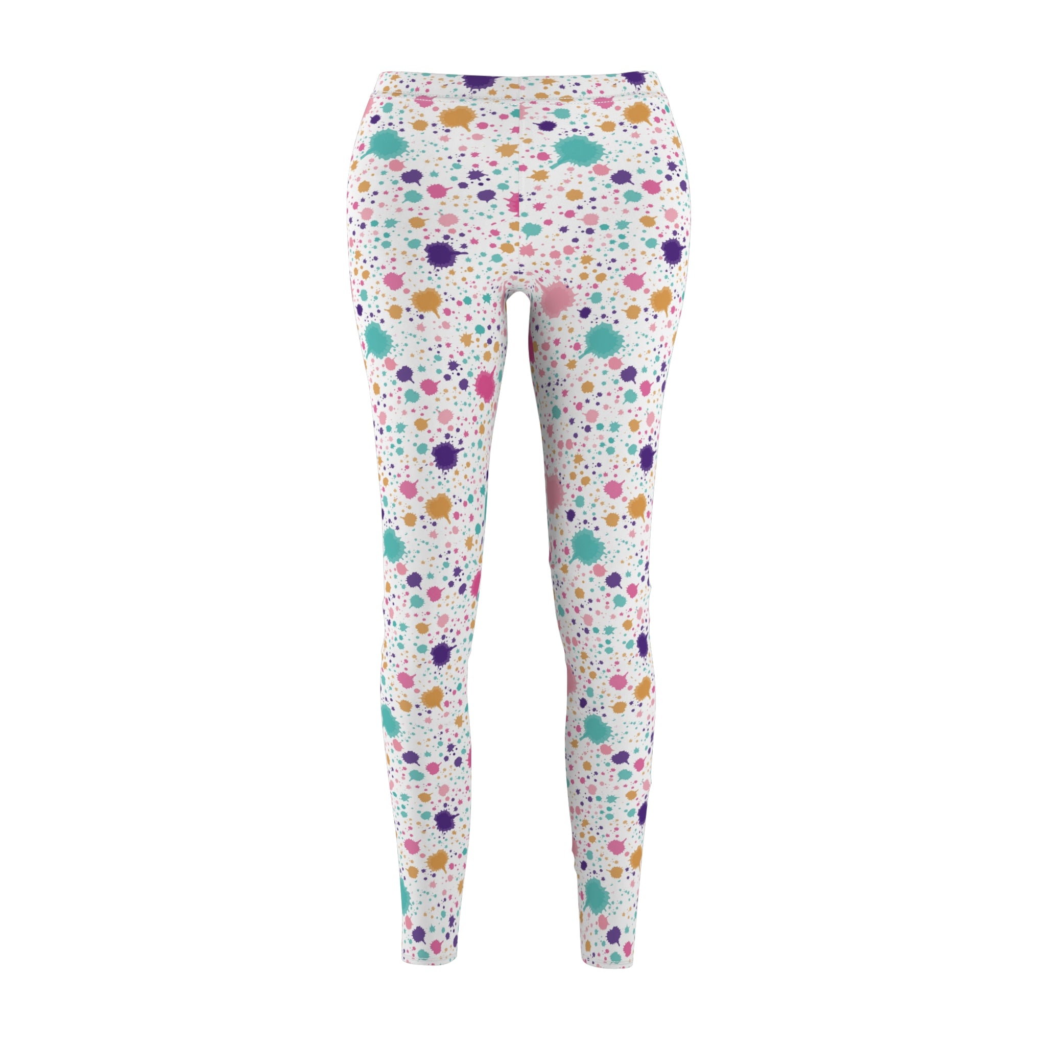 Pastel Abstract Women's Casual Leggings Stylish, Comfortable High-Waisted Yoga Pants for Everyday Wear, Workout, and Lounge – Perfect Gift Idea for Her – Available in Plus Sizes - MRSBYVALLE