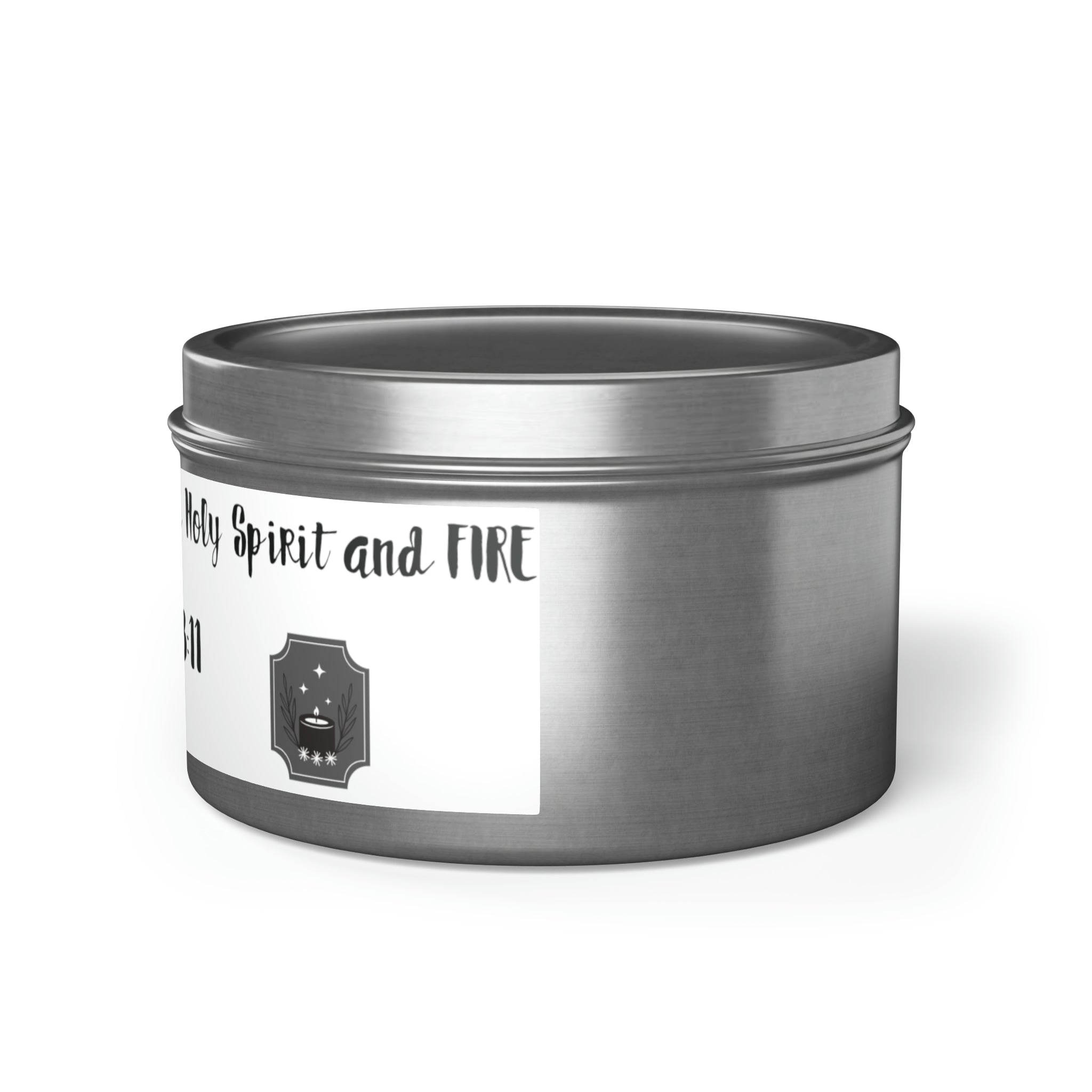 New House Sacred Light Divine Verse Tin Candles Embrace Peace with 4oz/8oz Coconut Soy Wax, Hand-Poured in USA. Lead-Free Wick, 20-40hr Burn. Evergreen, Vanilla, More Spiritual Ambiance Awaits Pure Harmony Grace..