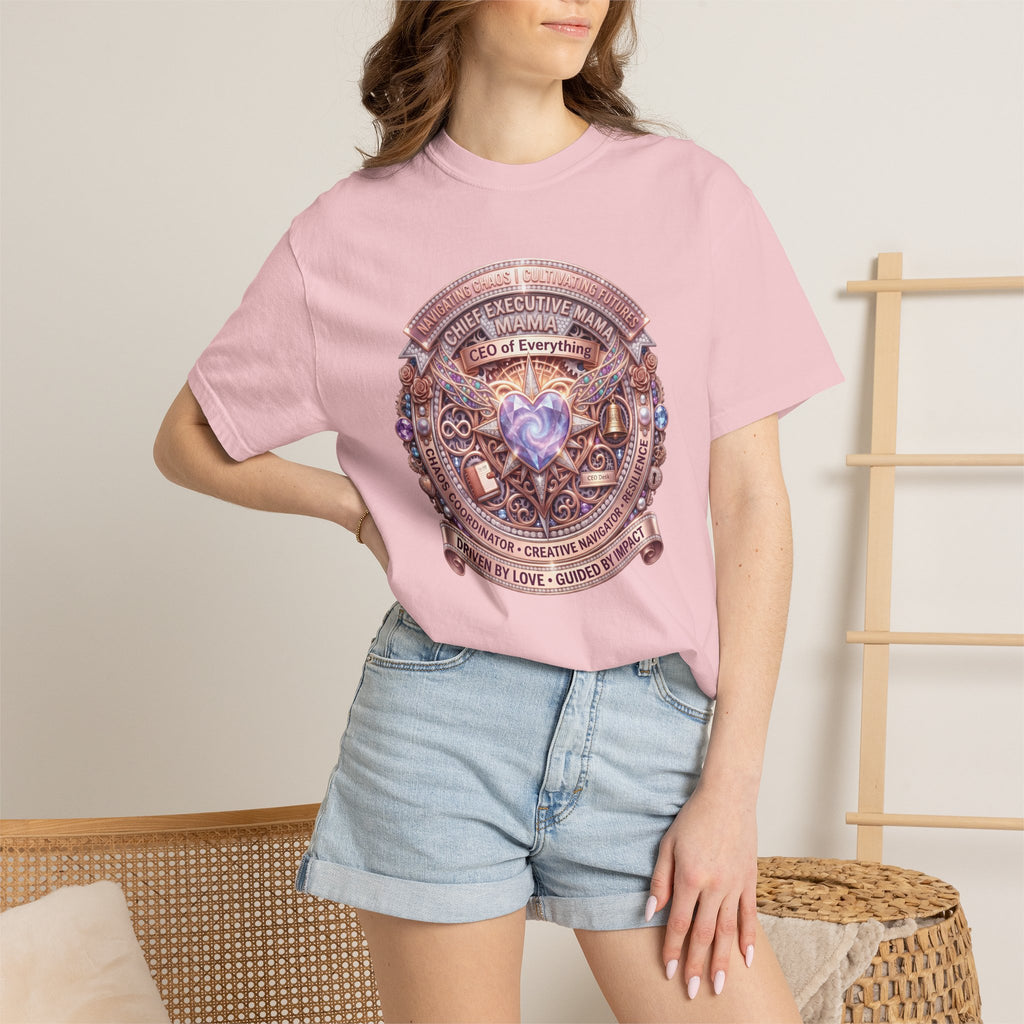 Mama: CEO of Everything Graphic Tee | Funny Mom T-Shirt for Busy Moms