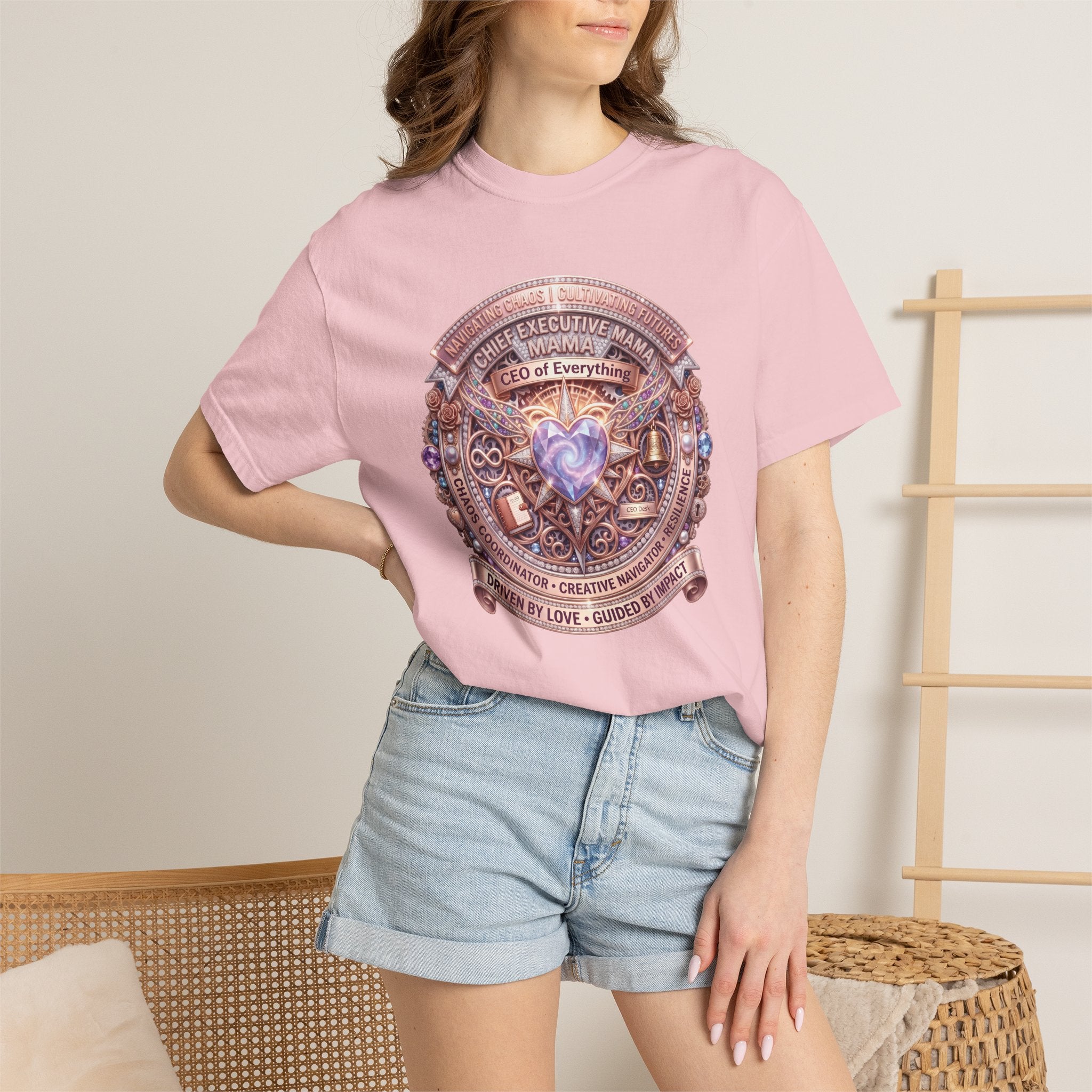 Mama: CEO of Everything Graphic Tee | Funny Mom T-Shirt for Busy Moms