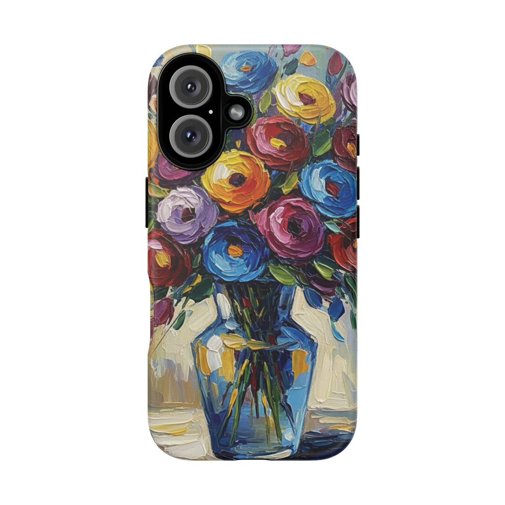 Floral Luxury Oil Painting Illusion Tough Case — Floral Art Phone Case for Art Lovers