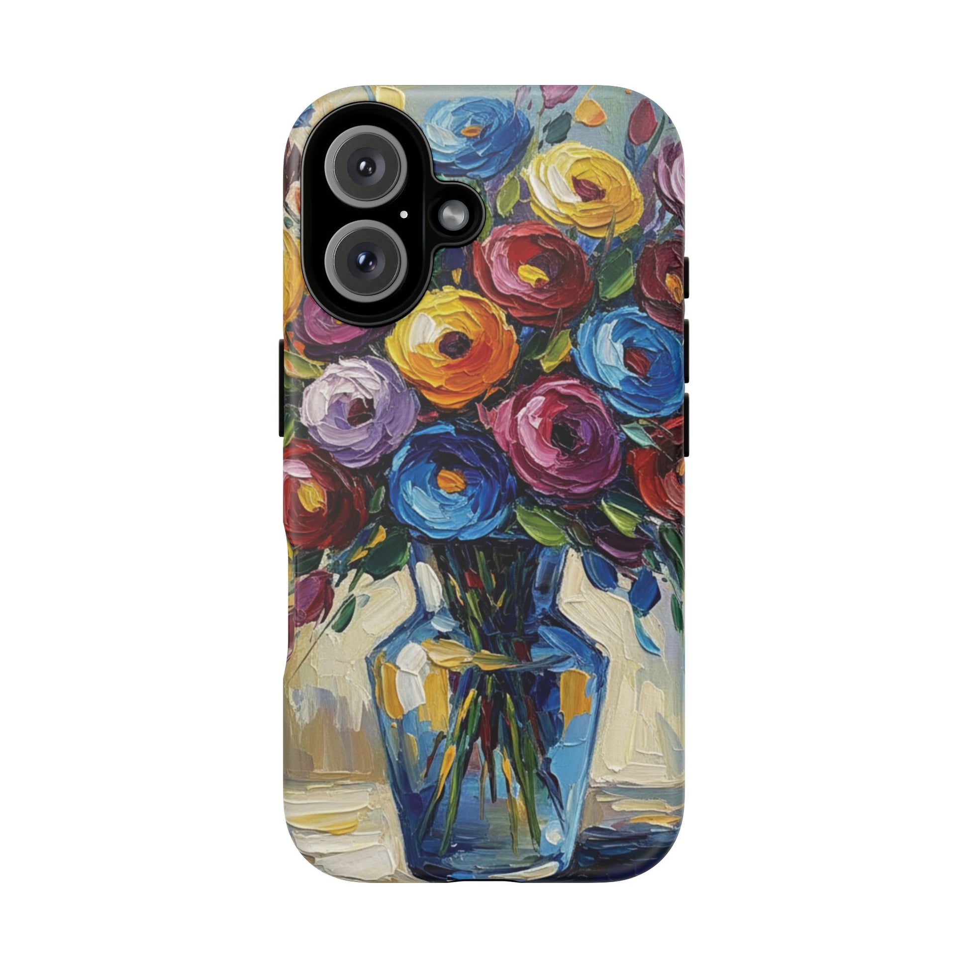 Floral Luxury Oil Painting Illusion Tough Case — Floral Art Phone Case for Art Lovers