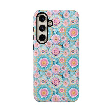 Boho Modern Watercolor Abstract Phone Case Compatible with iPhone, Samsung & More - Stylish, Durable Protection with Vibrant Artistic Design Perfect Gift for Her