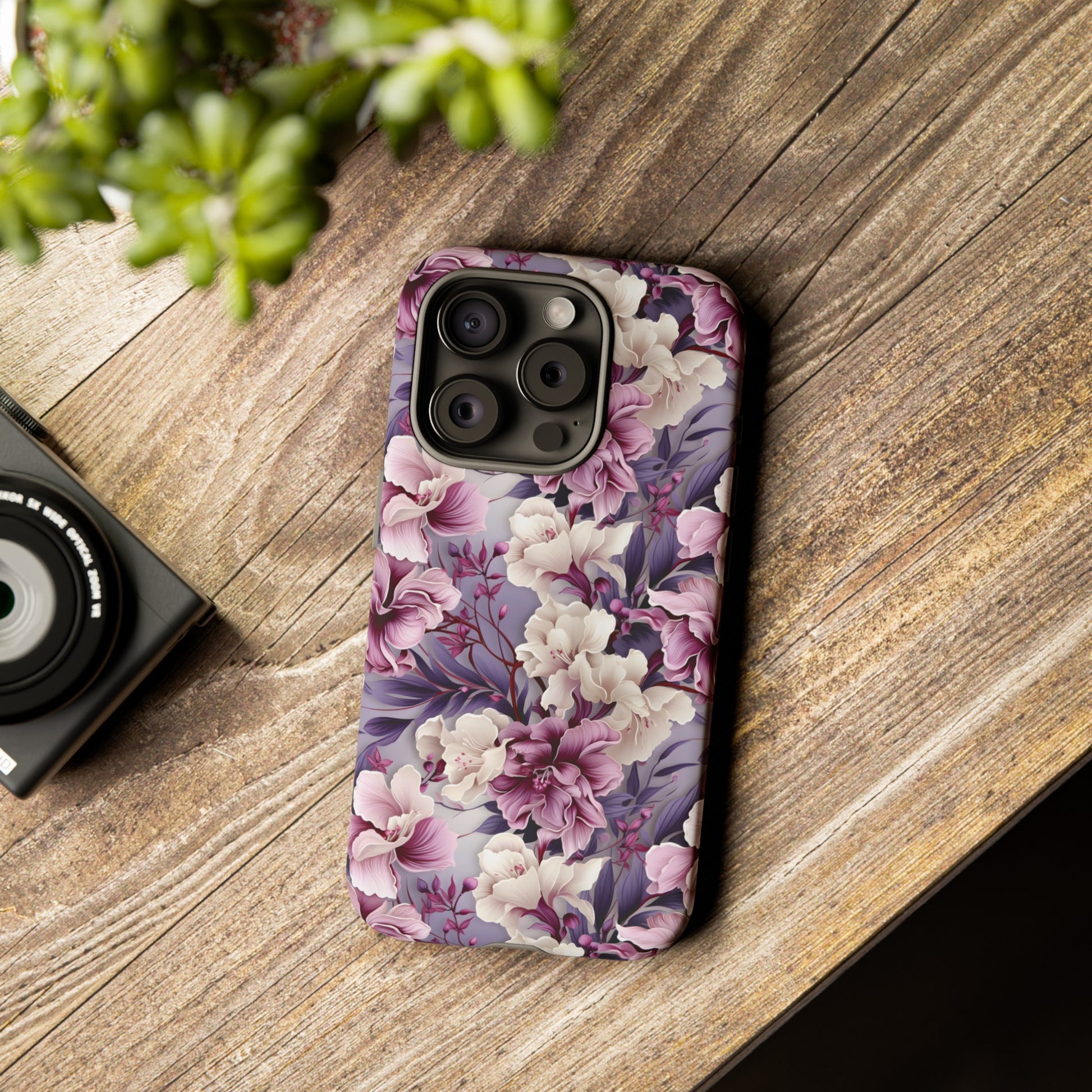 Lavender Flowers Protective Phone Case Gift for Her Phone 15, Samsung iPhone Samsung Gift for Her Case iPhone 15, Samsung