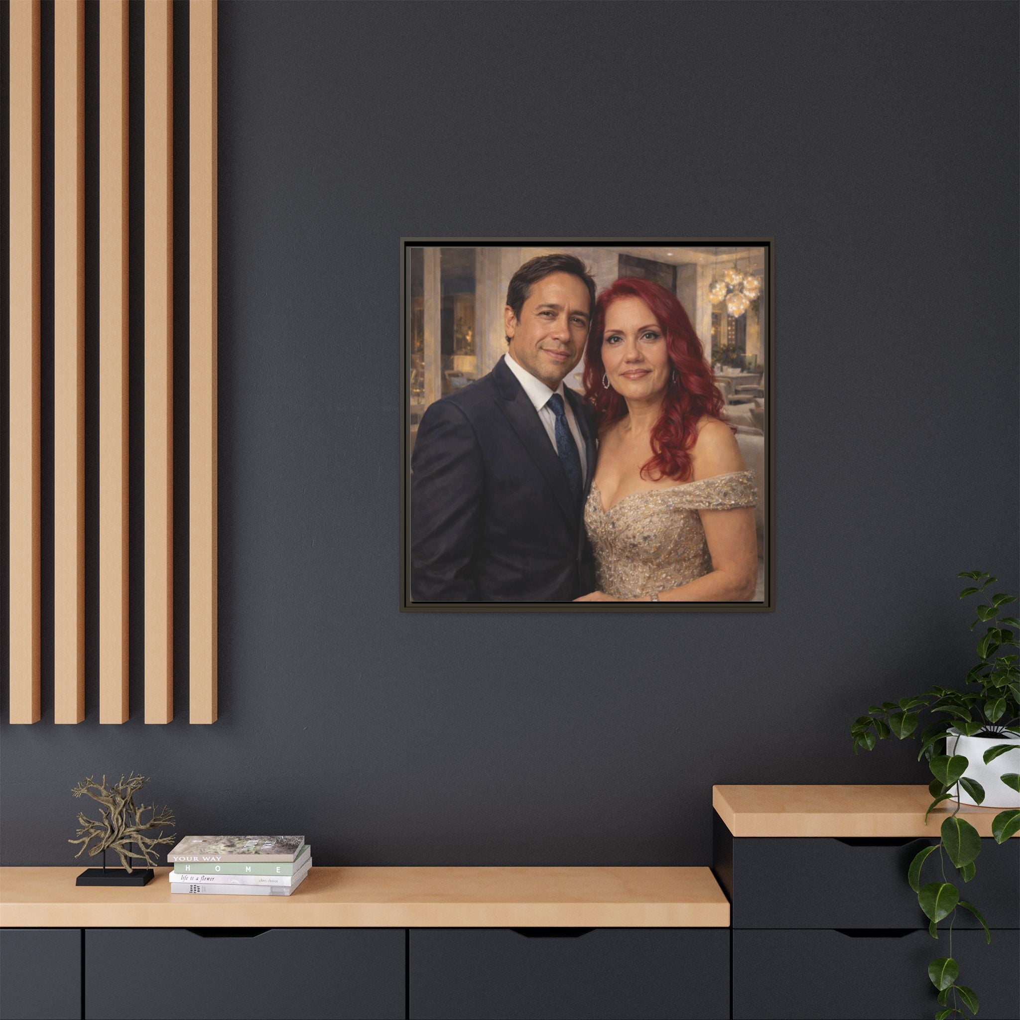 Custom Oil Painting Illusion Canvas – Luxury Portrait Art