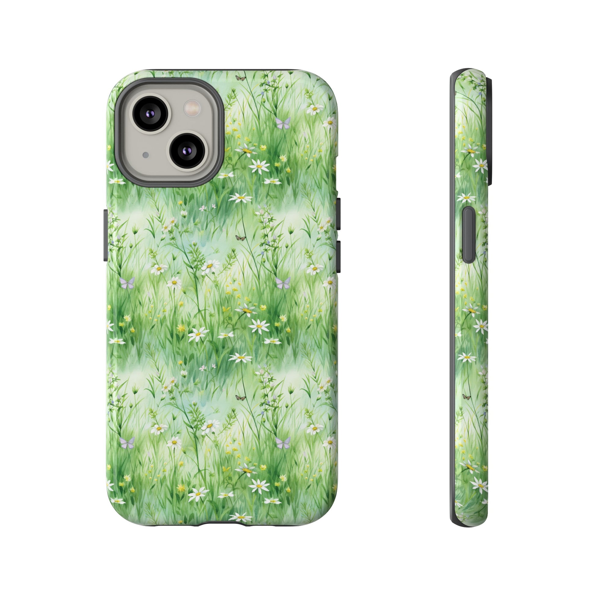 Beautiful Watercolor Grassing Daisy Boho Chic Design Phone Case Protective Cover for All Models Gift for Mom Accessory Gift for Her