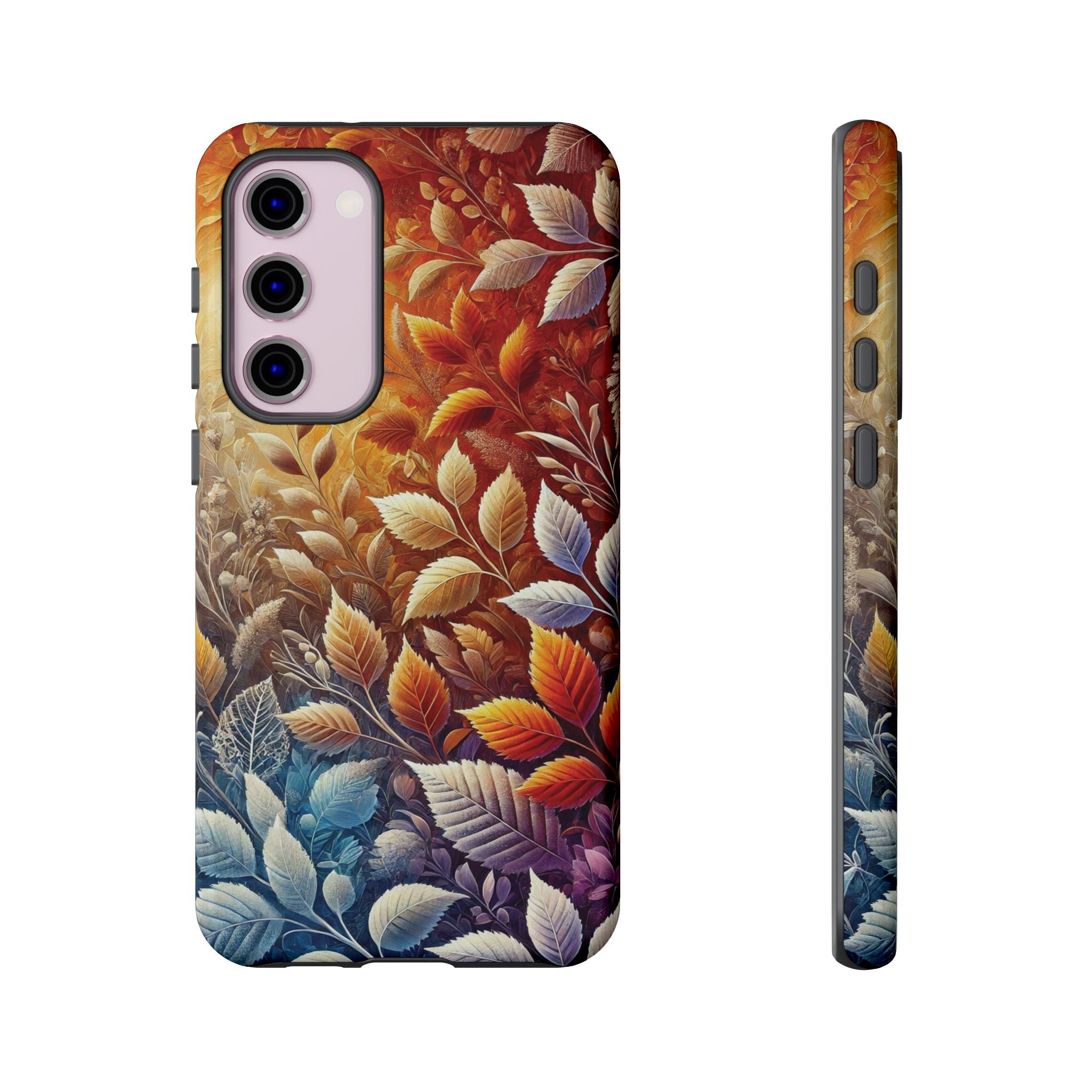 Beautiful Colorful Leaves Phone Case Vibrant Autumn Design for iPhone & Samsung, Durable Protection with Eye Catching Style, Perfect for Nature Lovers & Seasonal Charm Gift for Her