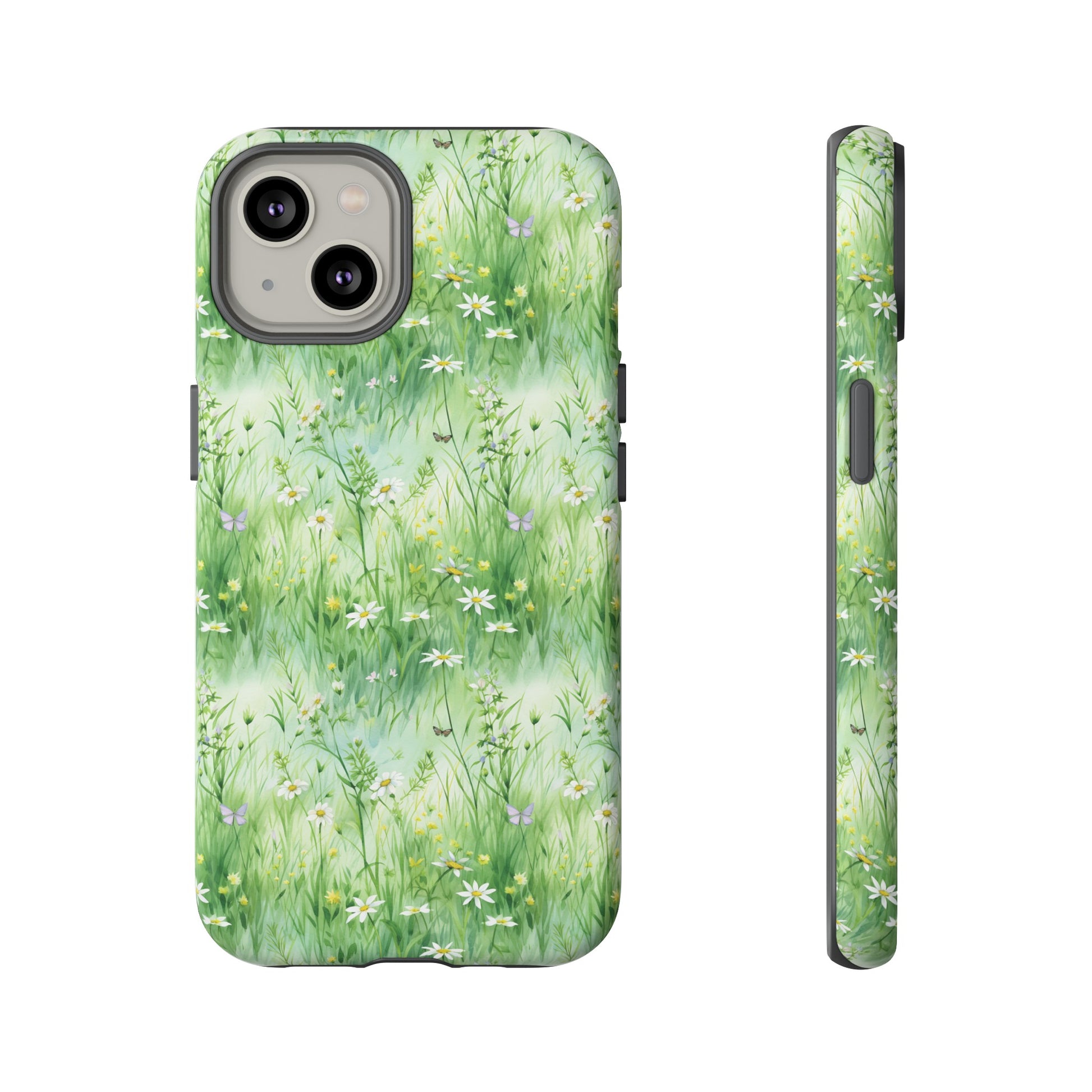 Beautiful Watercolor Grassing Daisy Boho Chic Design Phone Case Protective Cover for All Models Gift for Mom Accessory Gift for Her