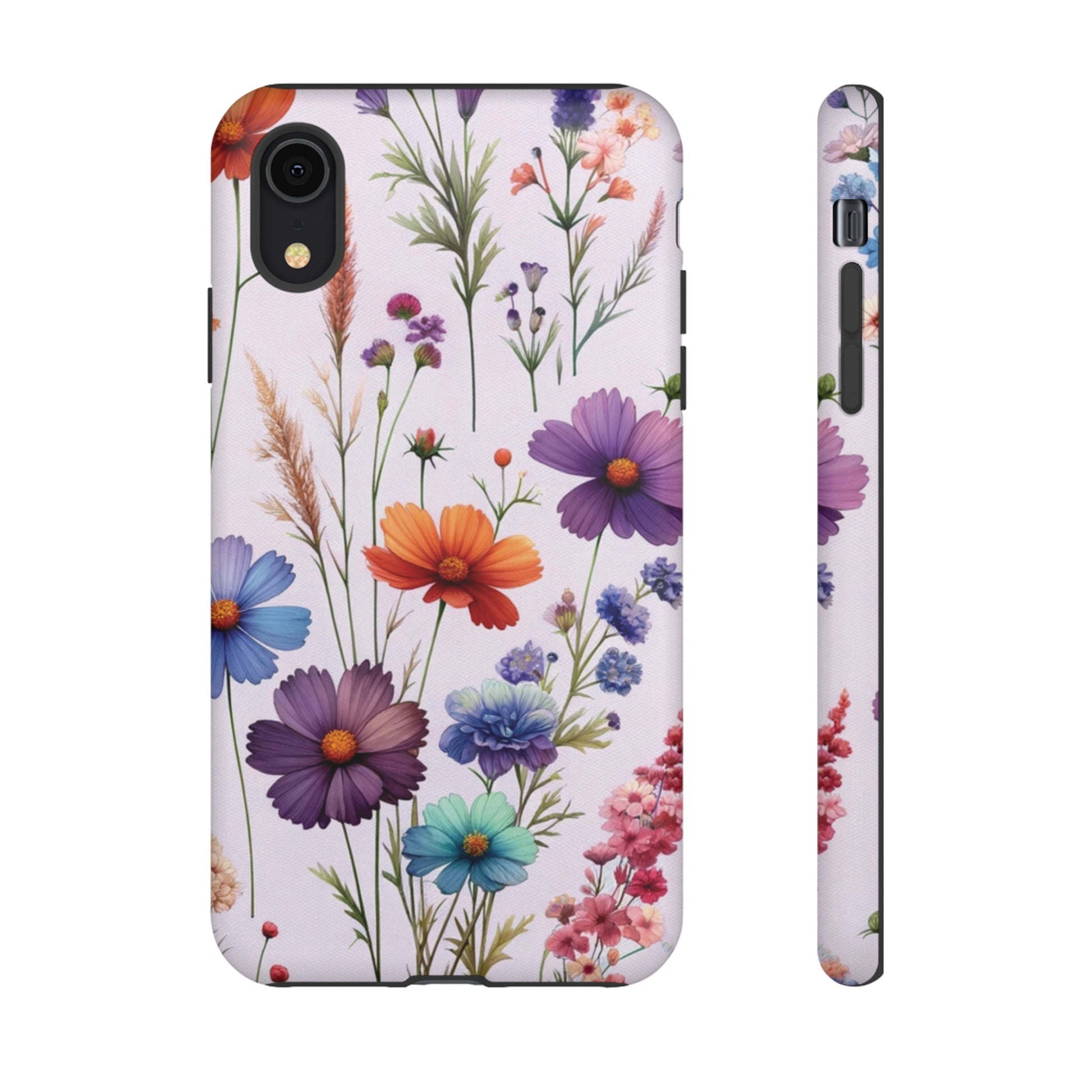 Lavender Wildflowers Protective Phone Case Gift for Her Phone 15, Samsung iPhone Samsung Gift for Her Case iPhone 15, Samsung iPhone Samsung Accessory Gift for Her.