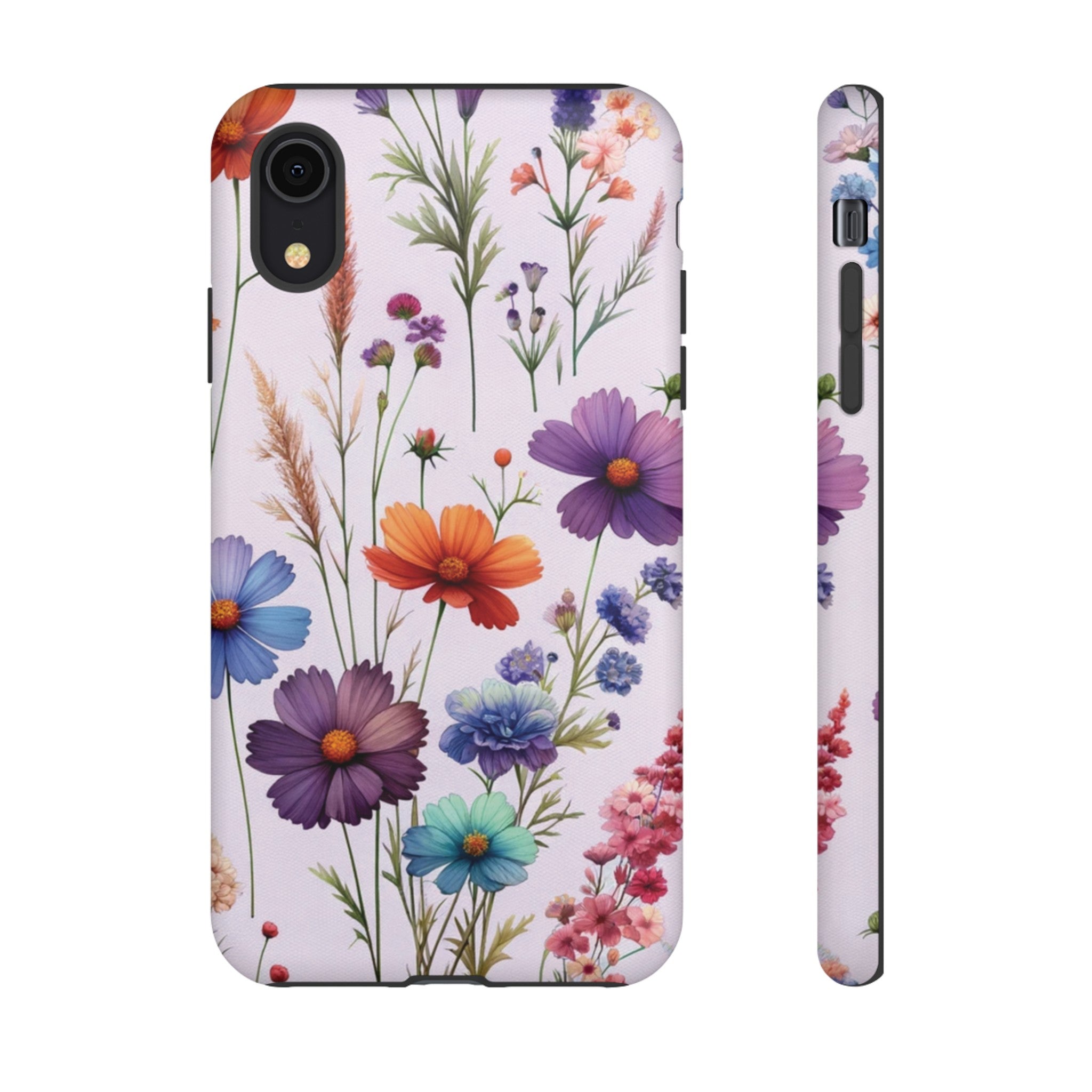Lavender Wildflowers Protective Phone Case Gift for Her Phone 15, Samsung iPhone Samsung Gift for Her Case iPhone 15, Samsung iPhone Samsung Accessory Gift for Her.