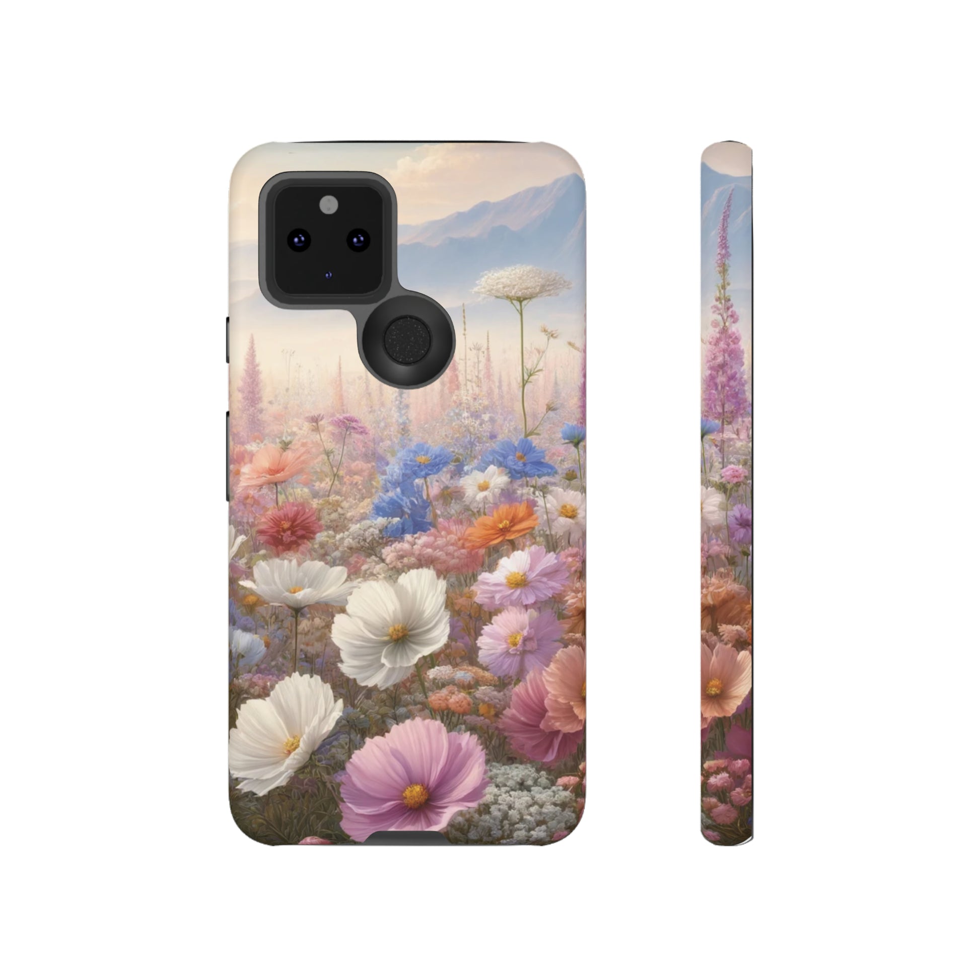 Phone Case Floral Boho Luxury Tough Case Floral Elegant Durable Stylish for Modern Devices iPhone 15, Samsung iPhone Samsung Accessory Gift for Her.