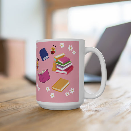 In My Reading Era Coffee Mug – 11oz & 15oz | Book Lover Gift, Cute Literary Mug, Cozy Reading Mug, Bookish Gift, Aesthetic Coffee Cup for Readers