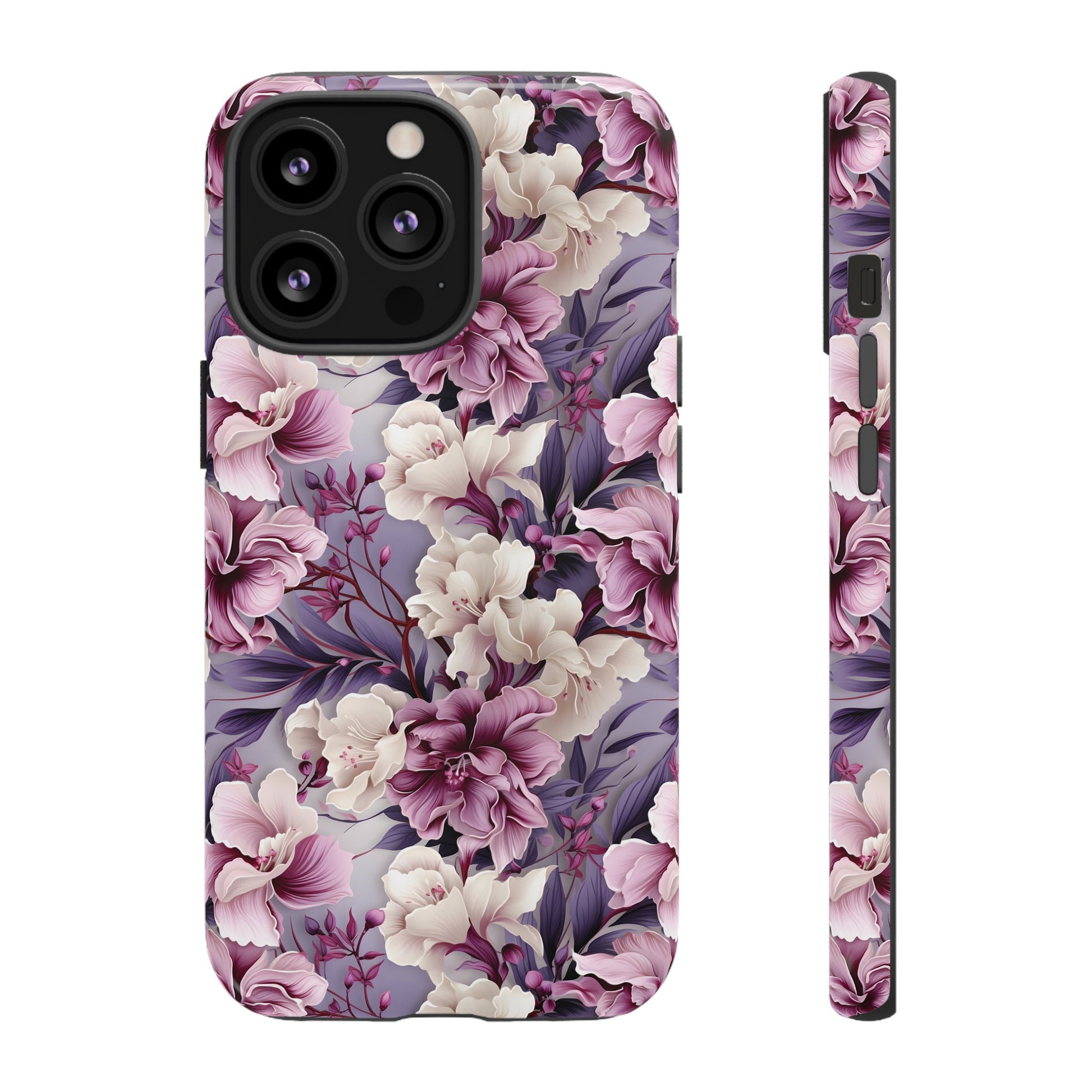 Lavender Flowers Protective Phone Case Gift for Her Phone 15, Samsung iPhone Samsung Gift for Her Case iPhone 15, Samsung