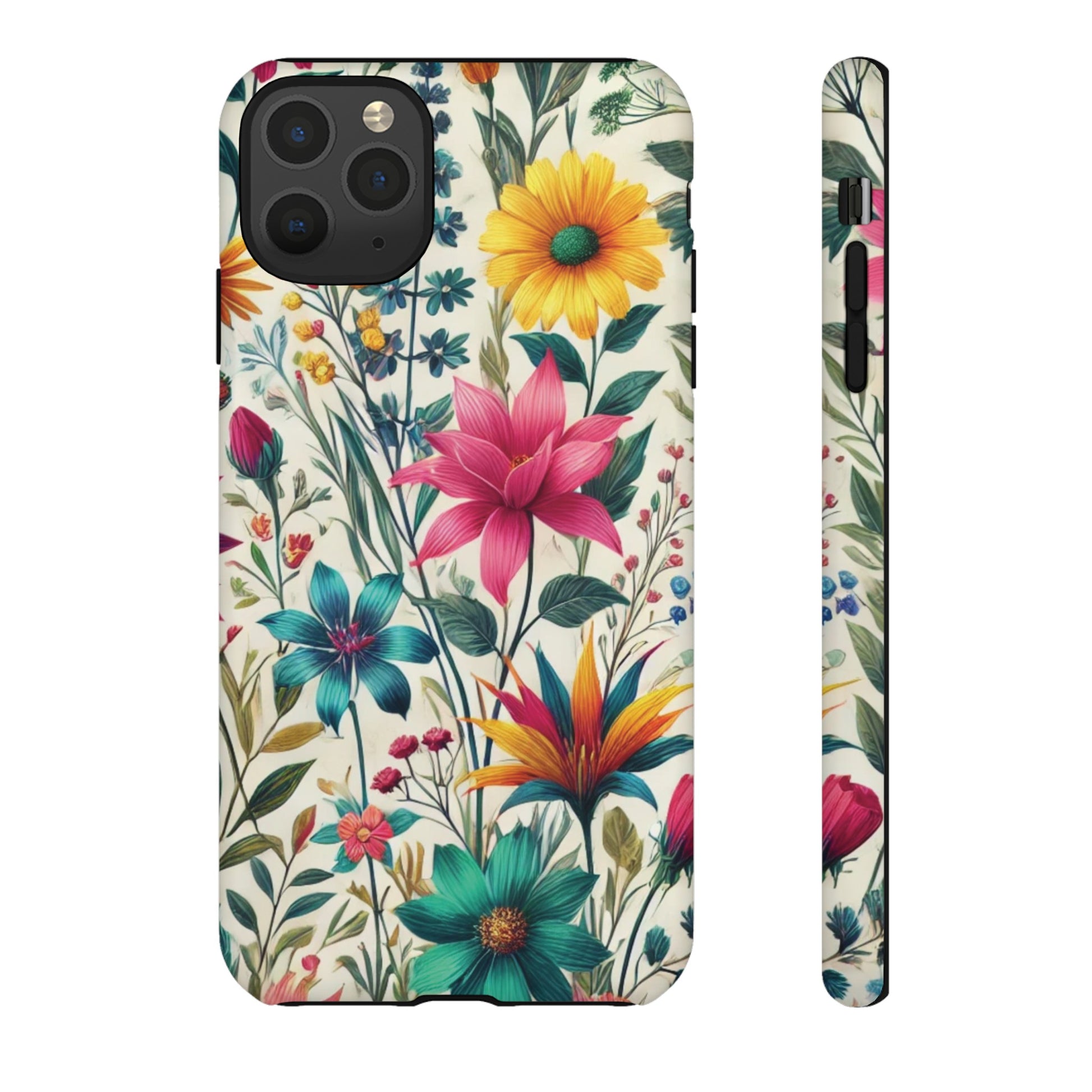Wildflowers Boho Chic Design Phone Case - Stylish, Protective Cover for All Models Gift for Mom Accessory Gift for Her