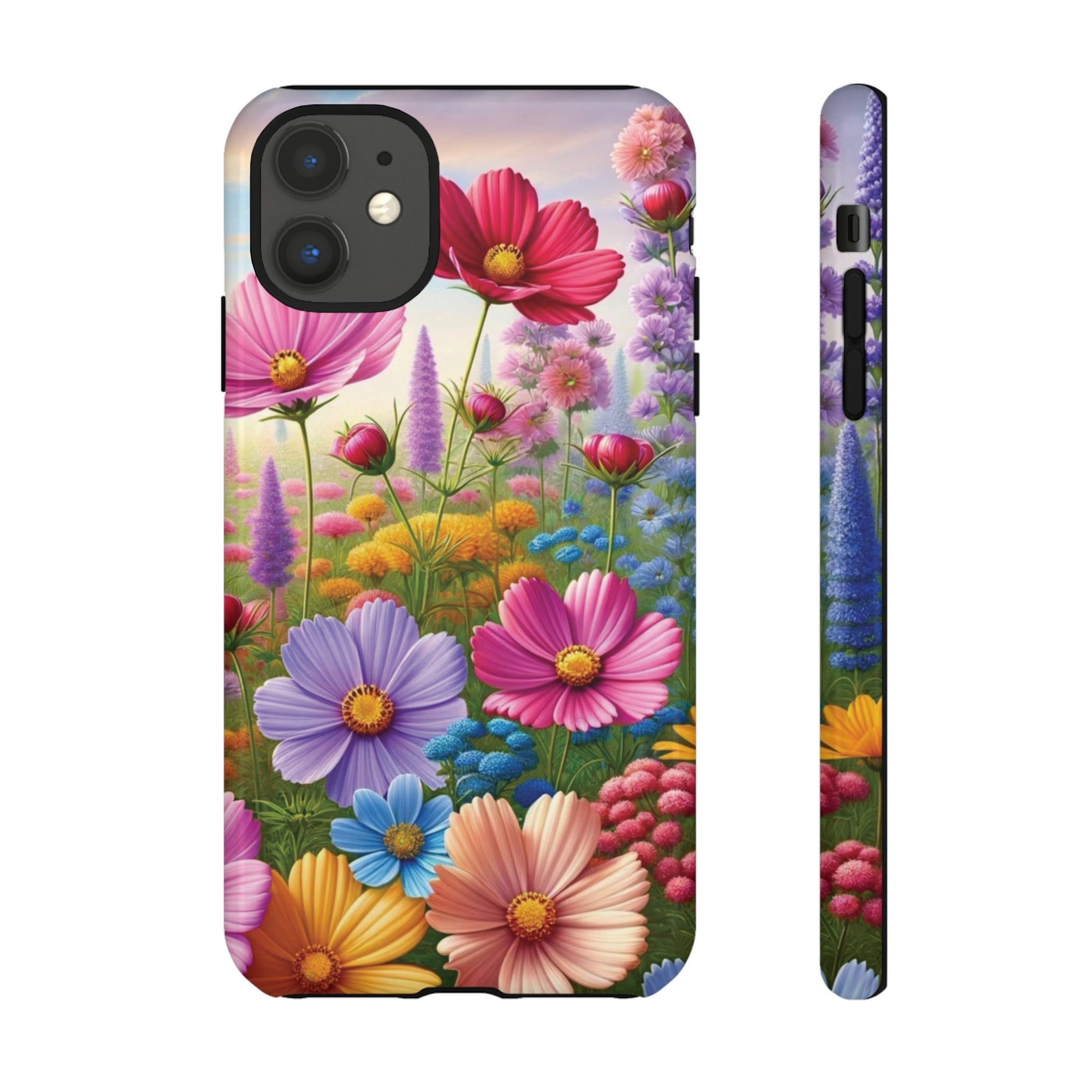 Bright Floral Phone Case Durable for iPhone Samsung Gift iPhone 15, 14, 13 Samsung Pixel Gift for Mom Accessory Gift for Her