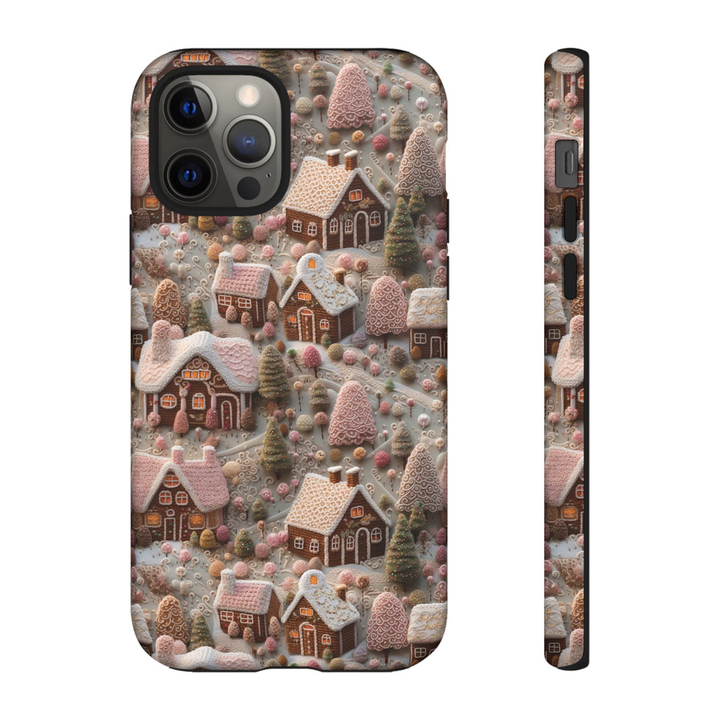 Gingerbread House 3D Phone Case Durable for iPhone Samsung Gift iPhone 15, 14, 13 Samsung Pixel Gift for Mom Accessory Gift for Her