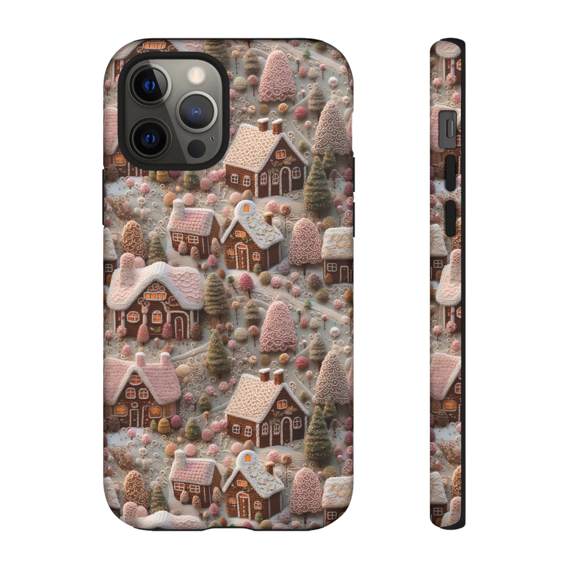 Gingerbread House 3D Phone Case Durable for iPhone Samsung Gift iPhone 15, 14, 13 Samsung Pixel Gift for Mom Accessory Gift for Her