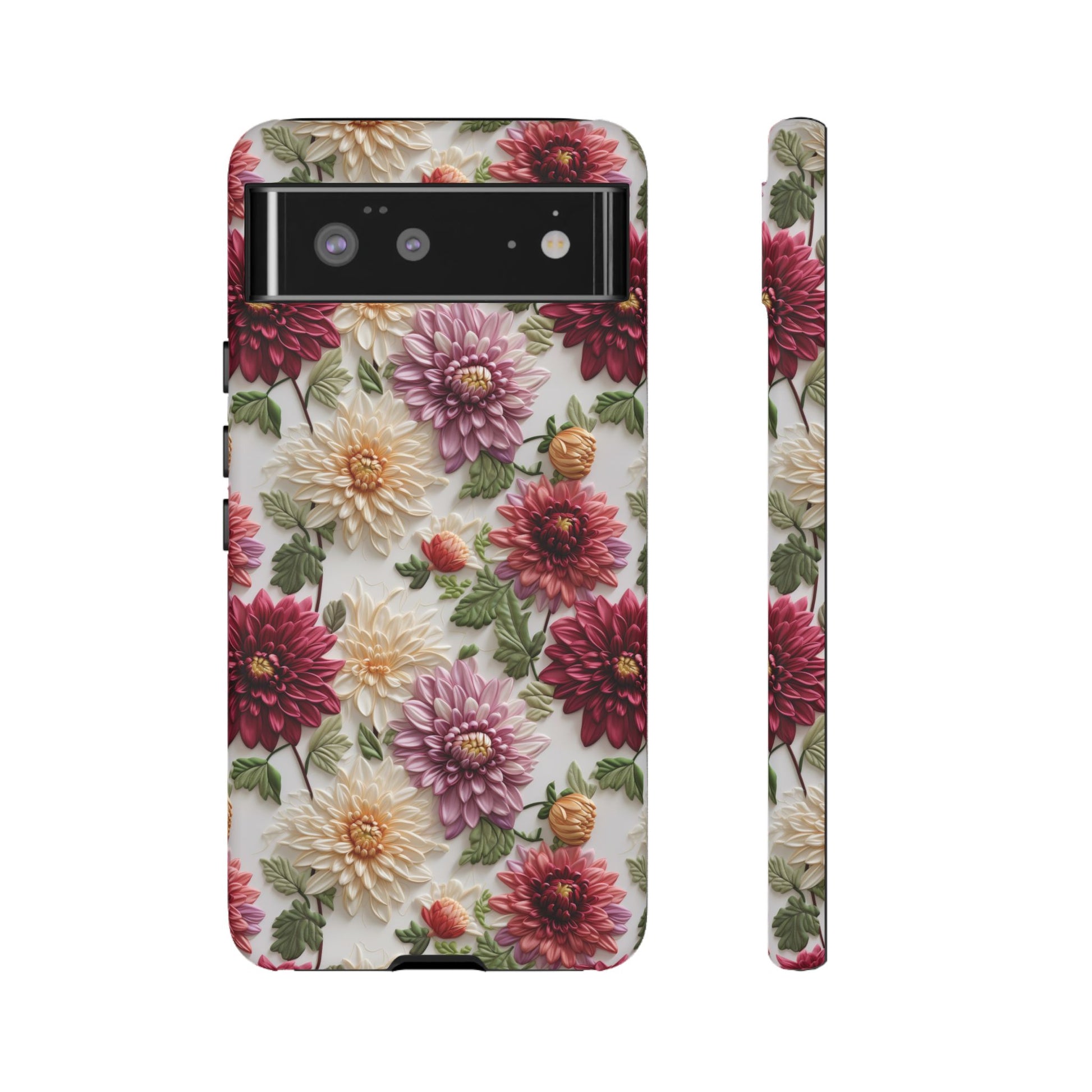 Floral Fall Phone Case for iPhone 16 pro15 14 13 12  21 23 Samsung, and Pixel | Stylish Protective Cover Gift for Her Perfect for Floral Lover