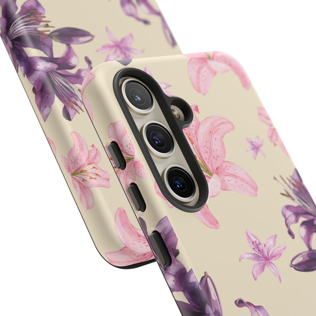 Blooming Tiger Lily Phone Case - Compatible with iPhone, Samsung, and Pixel | Stylish Protective Cover Gift for Her Perfect for Floral Lover