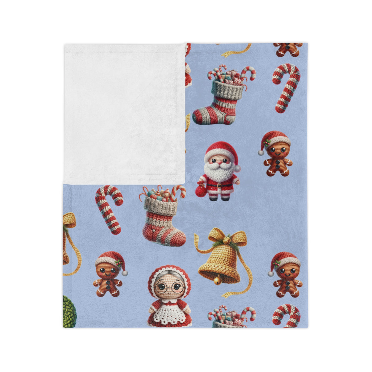 Christmas 3D Illusion Cozy Boho Minky Blanket Ultra-Soft, Warm, and Stylish Holiday Throw | Perfect Gift for Winter Nights | Premium Plush Comfort for Bed & Couch - MRSBYVALLE