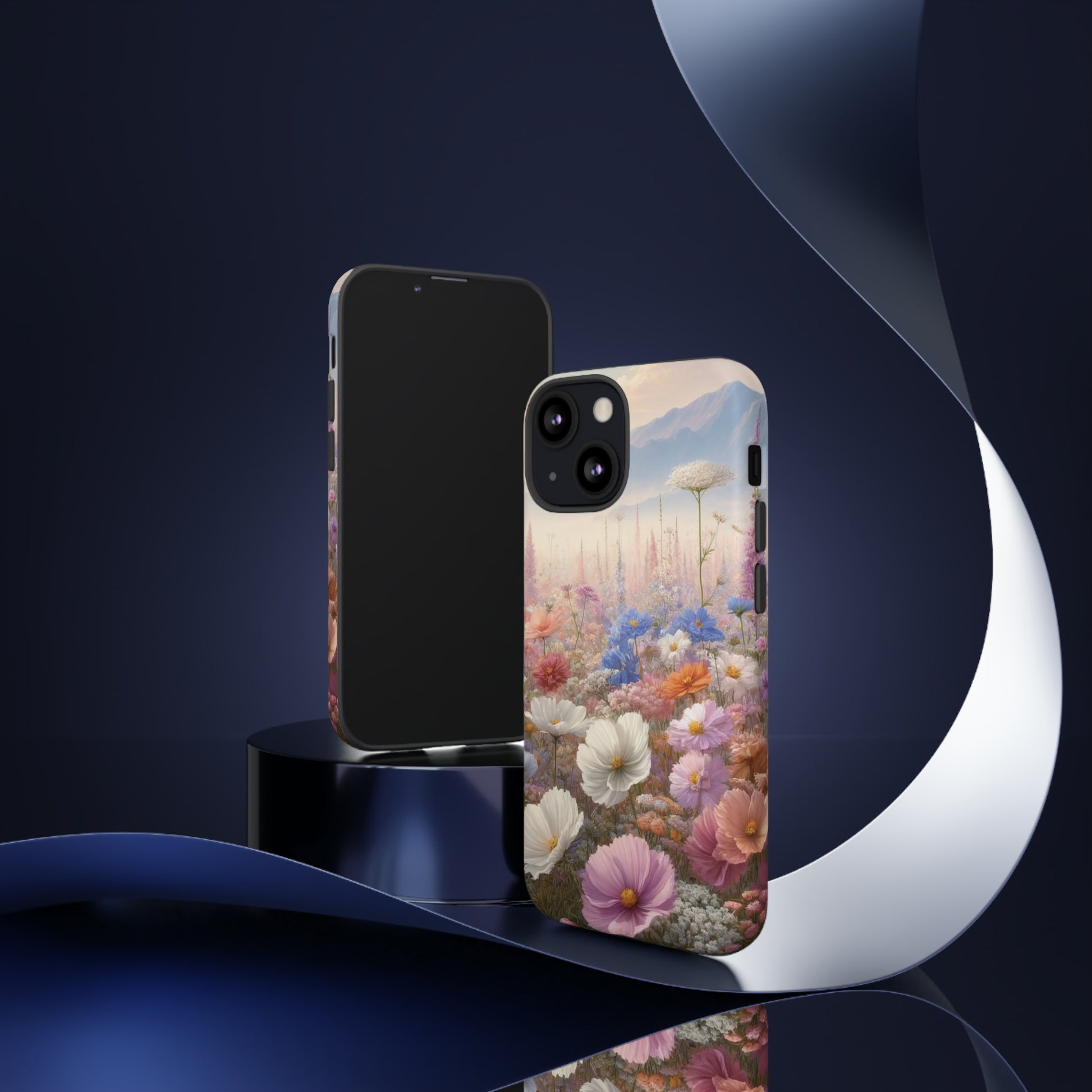 Phone Case Floral Boho Luxury Tough Case Floral Elegant Durable Stylish for Modern Devices iPhone 15, Samsung iPhone Samsung Accessory Gift for Her.