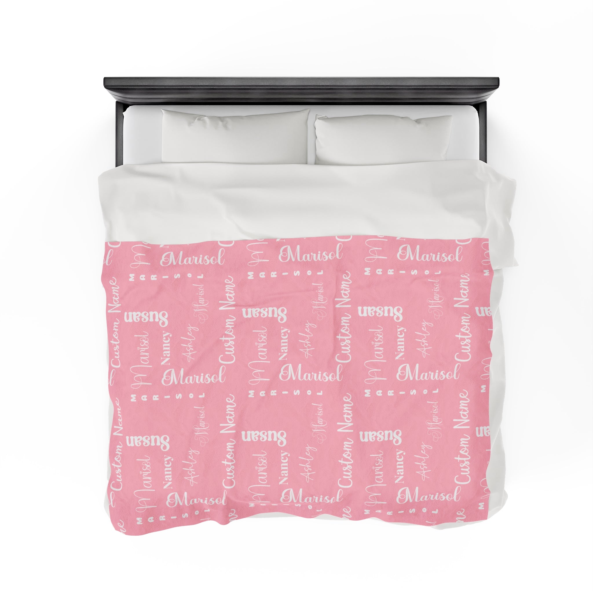 Best Velveteen Plush Blanket Personalized Throw Custom Name Design – Perfect Gift for Anyone – Ultra-Soft and Cozy Comfort Housewarming Gift Birthday - MRSBYVALLE