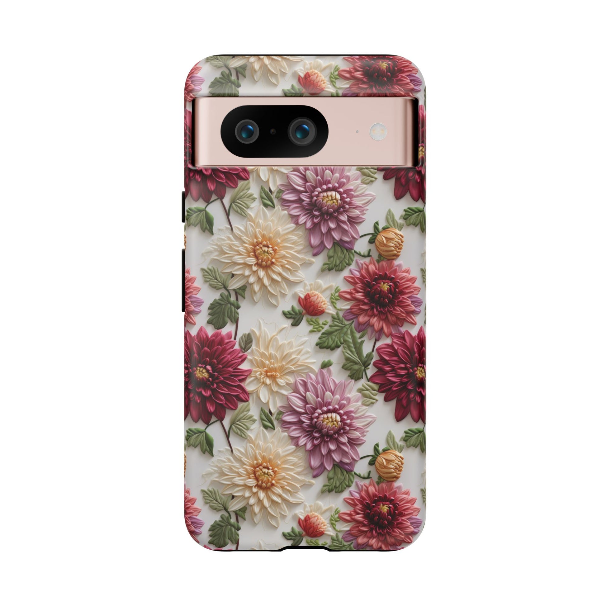 Floral Fall Phone Case for iPhone 16 pro15 14 13 12  21 23 Samsung, and Pixel | Stylish Protective Cover Gift for Her Perfect for Floral Lover