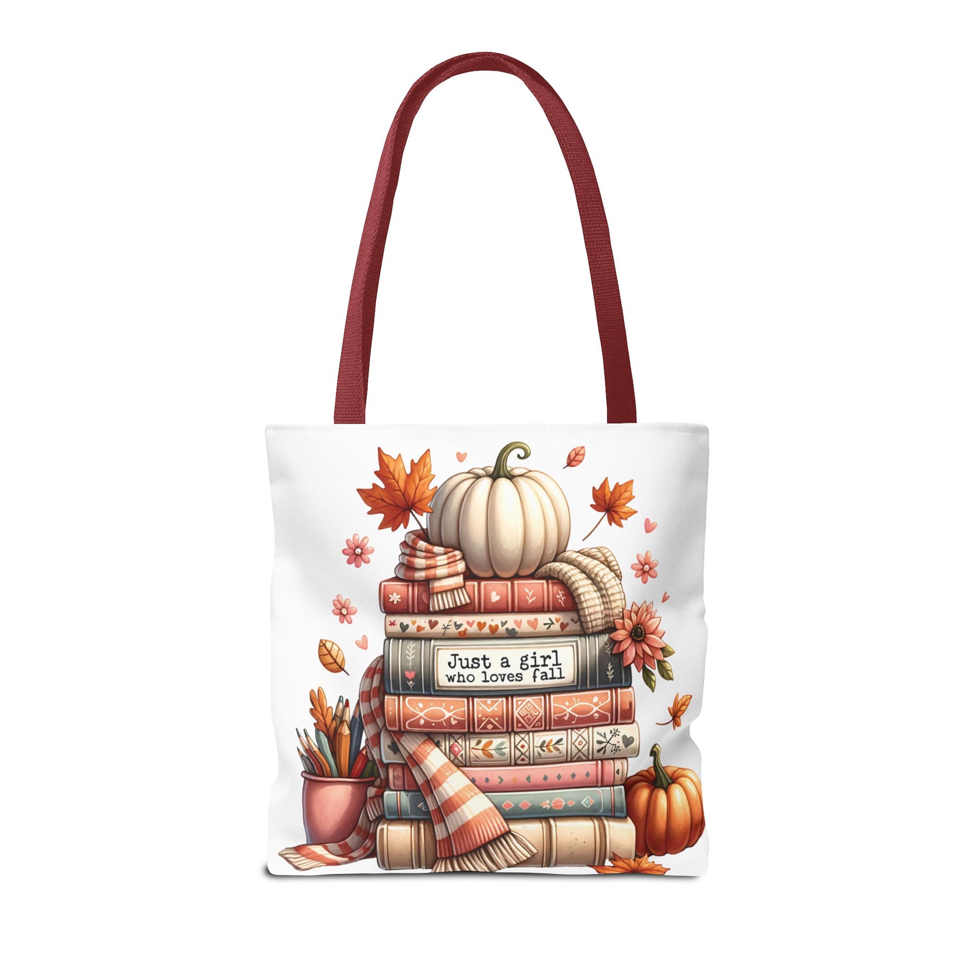 Fall Books Tote Bag - Autumn Accessory for Book Lovers - MRSBYVALLE