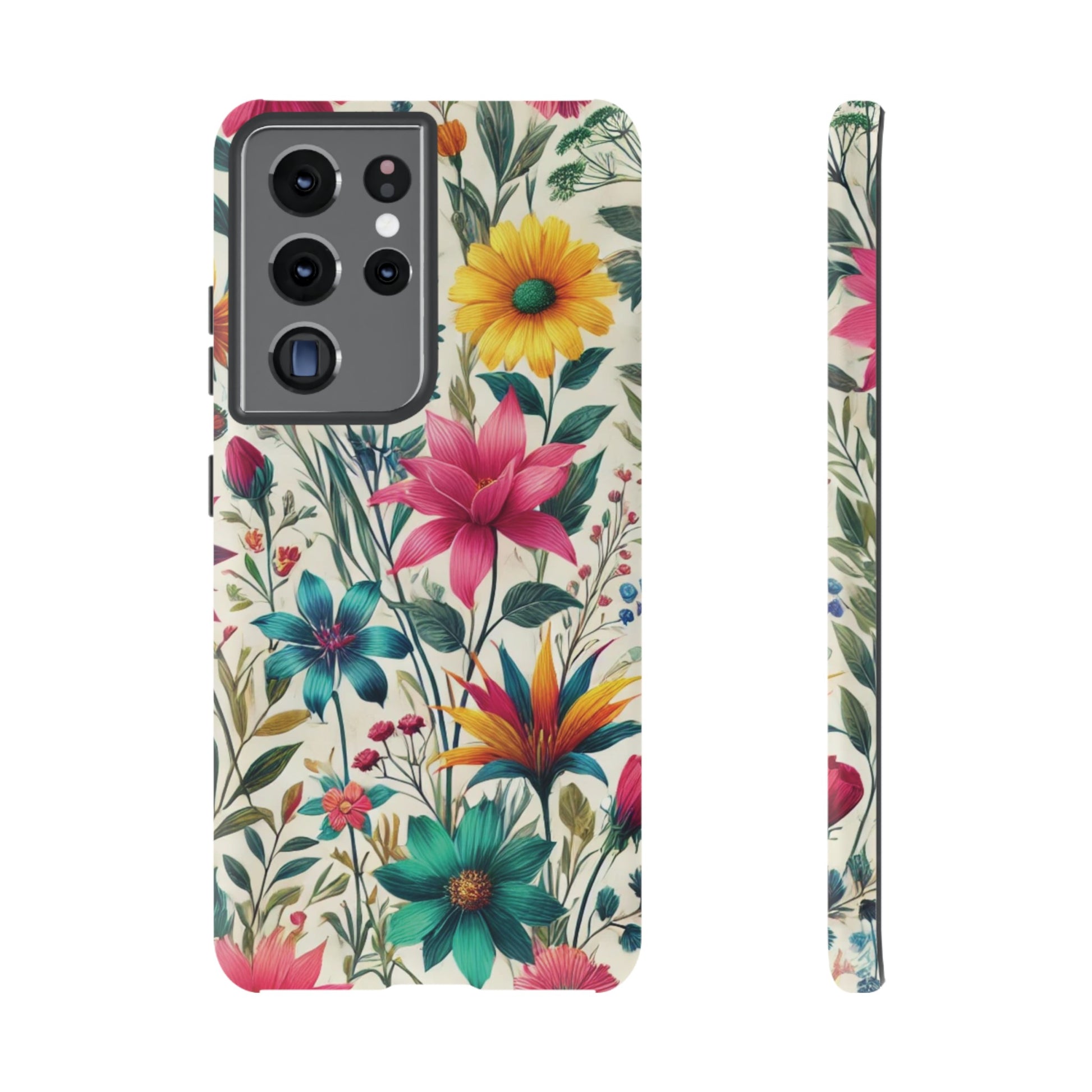 Wildflowers Boho Chic Design Phone Case - Stylish, Protective Cover for All Models Gift for Mom Accessory Gift for Her