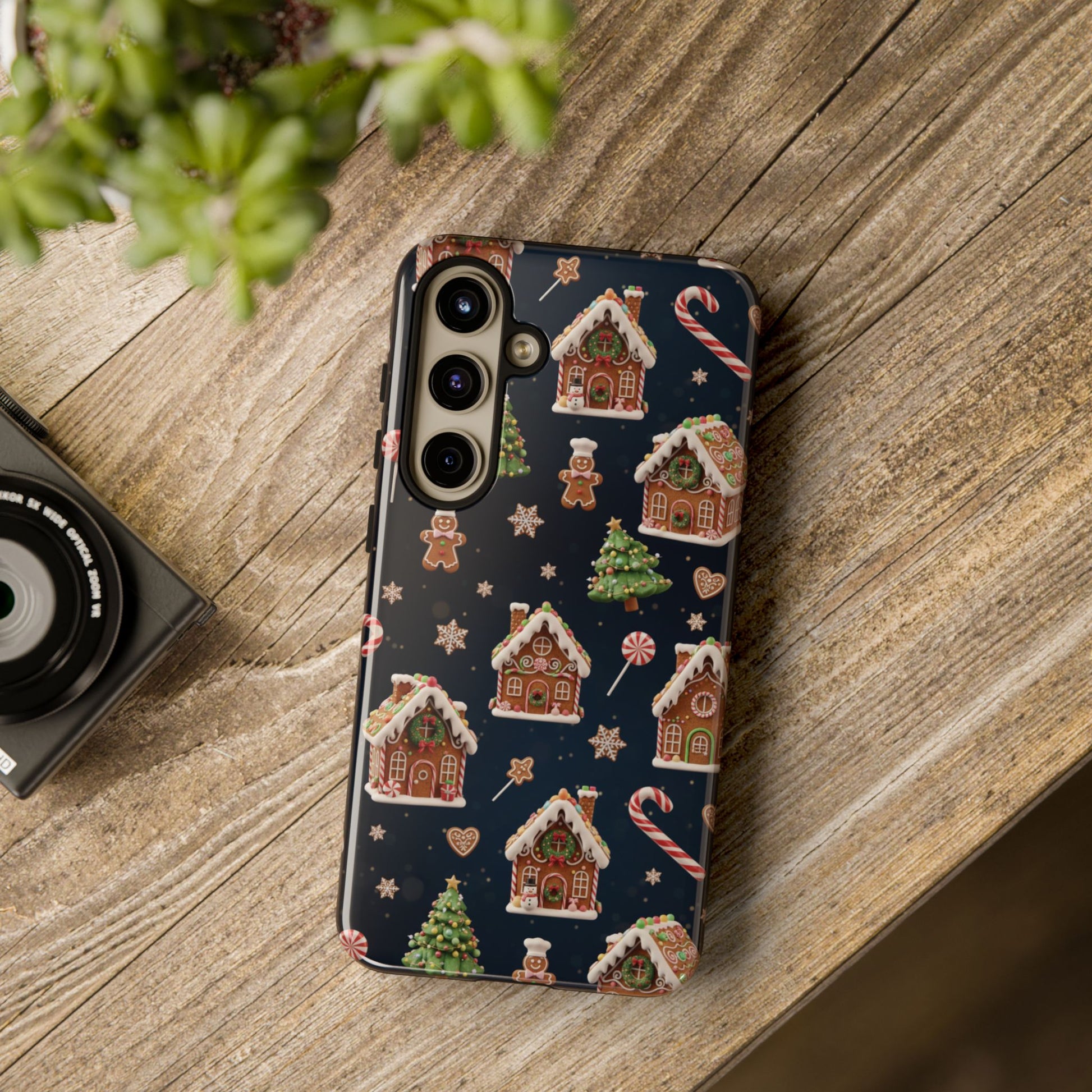 3D Gingerbread House Christmas Phone Case | Premium Holiday Gift Cover for iPhone 17, iPhone, and Samsung Galaxy Gift for Her or Him