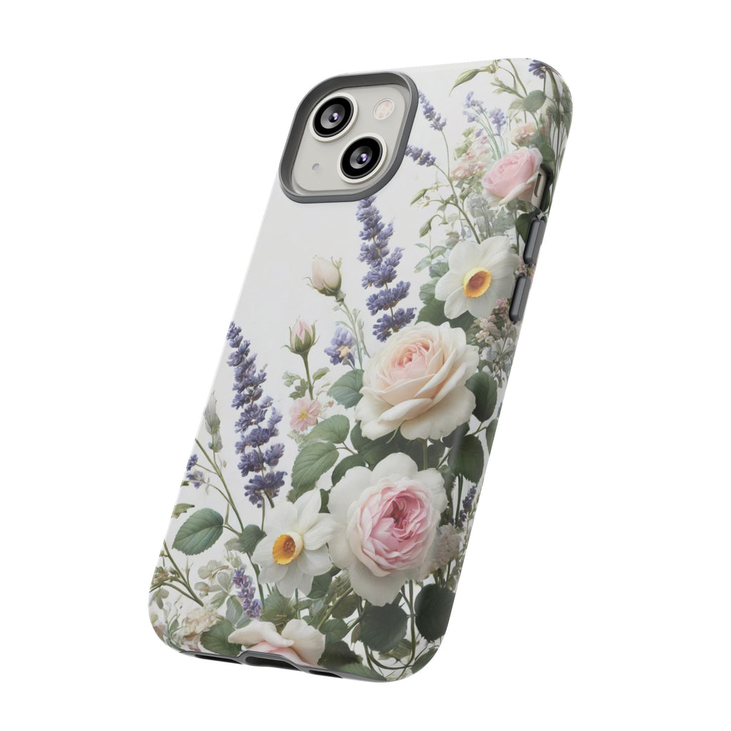 Boho Floral Fall Phone Case for iPhone 17,16  21 23 Samsung, and Pixel | Stylish Protective Cover Gift for Her Perfect for Floral Lover